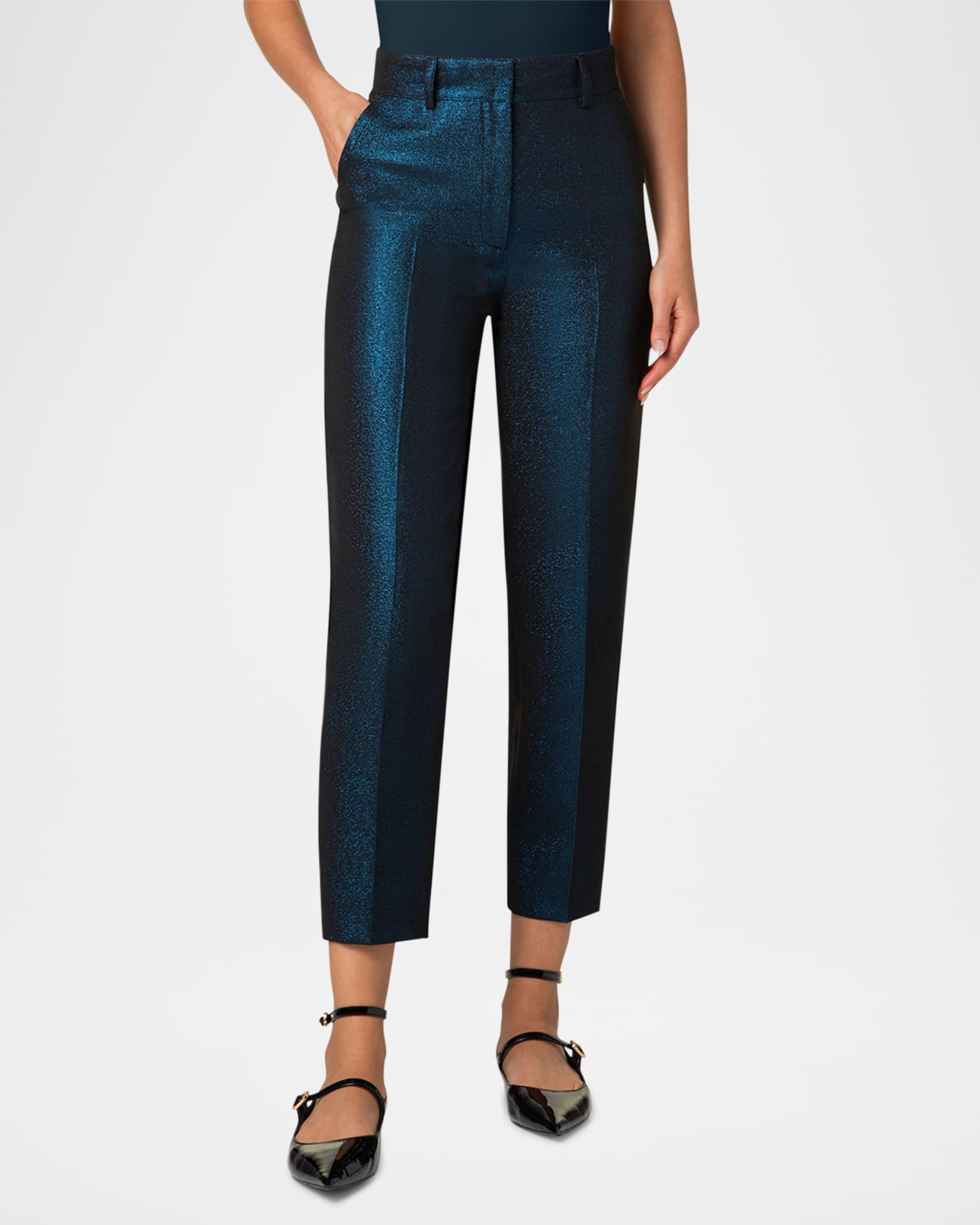 Feryn Metallic Night Sky Tapered Pants 1