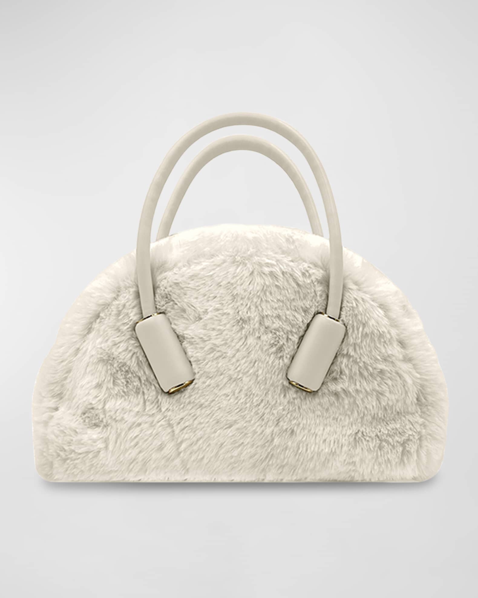 Fur handle bag discount