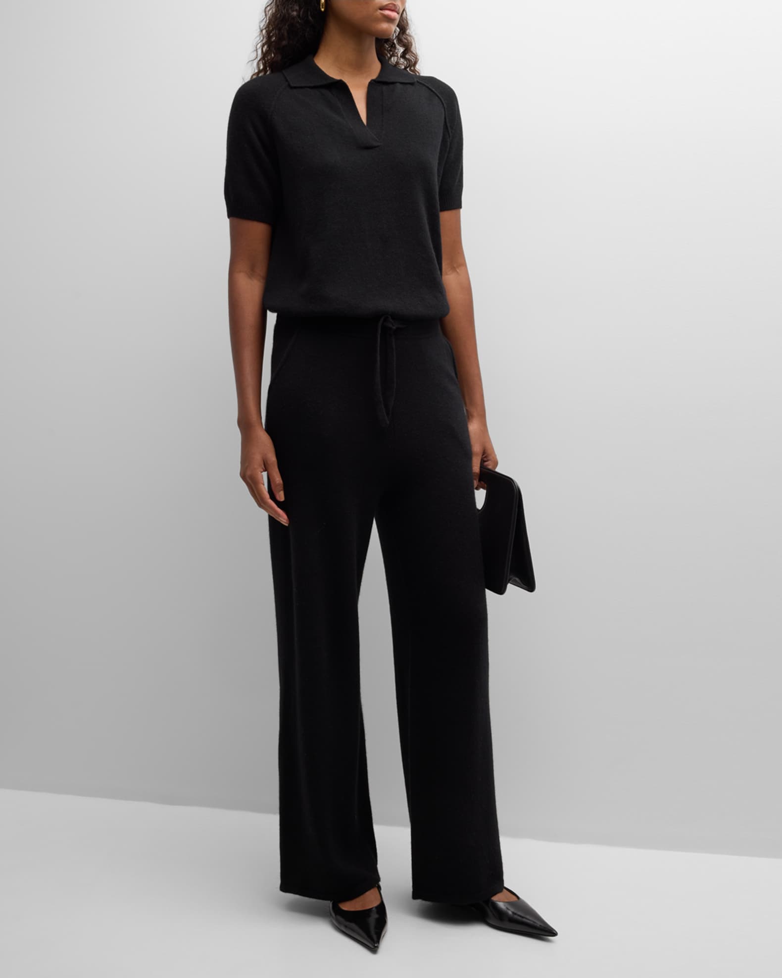 TSE Cashmere Cashmere Straight-Leg Knit Pants | Neiman Marcus