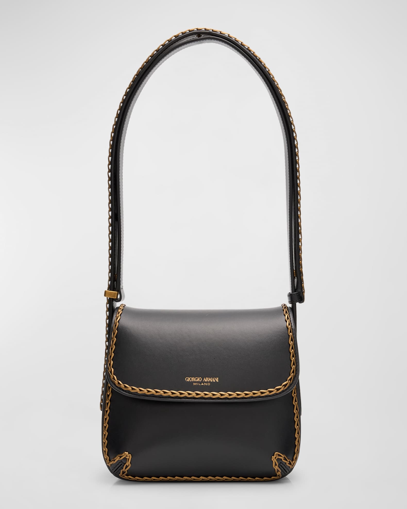 Giorgio Armani La Prima Small Chain Leather Shoulder Bag Neiman Marcus