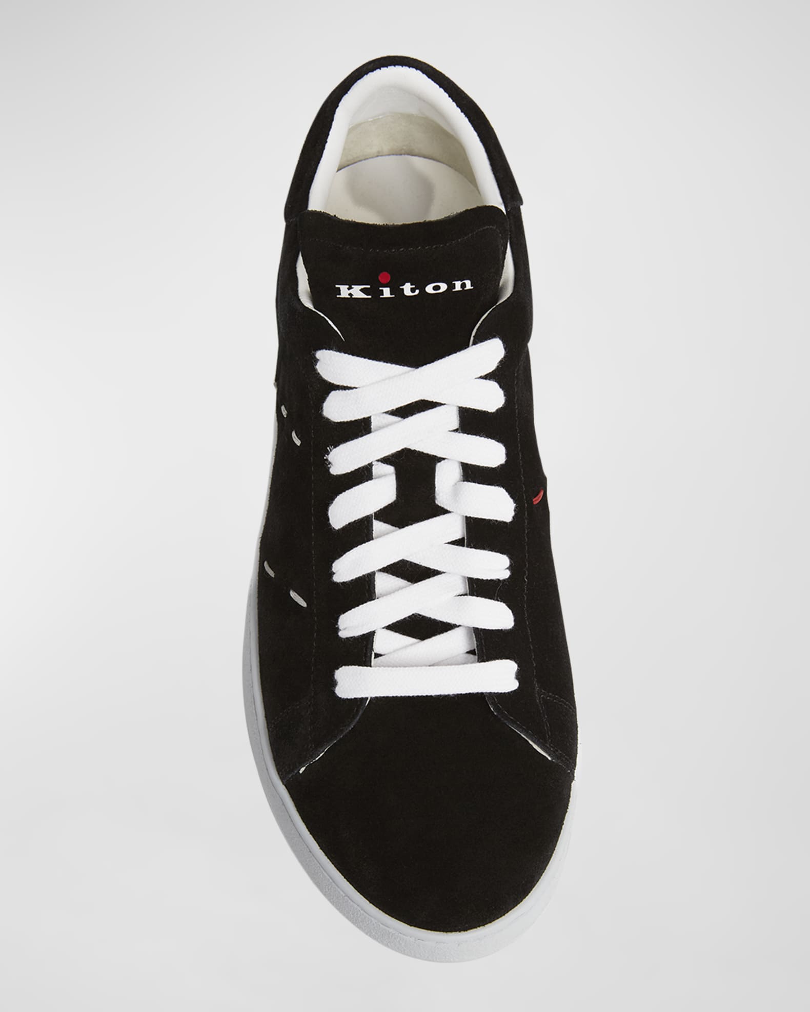 スニーカー Kiton SS25 Suede sneakers (USSA279N0120407 00B) Kiton - Stitch Blue Suede Sneaker | Mitchell Stores