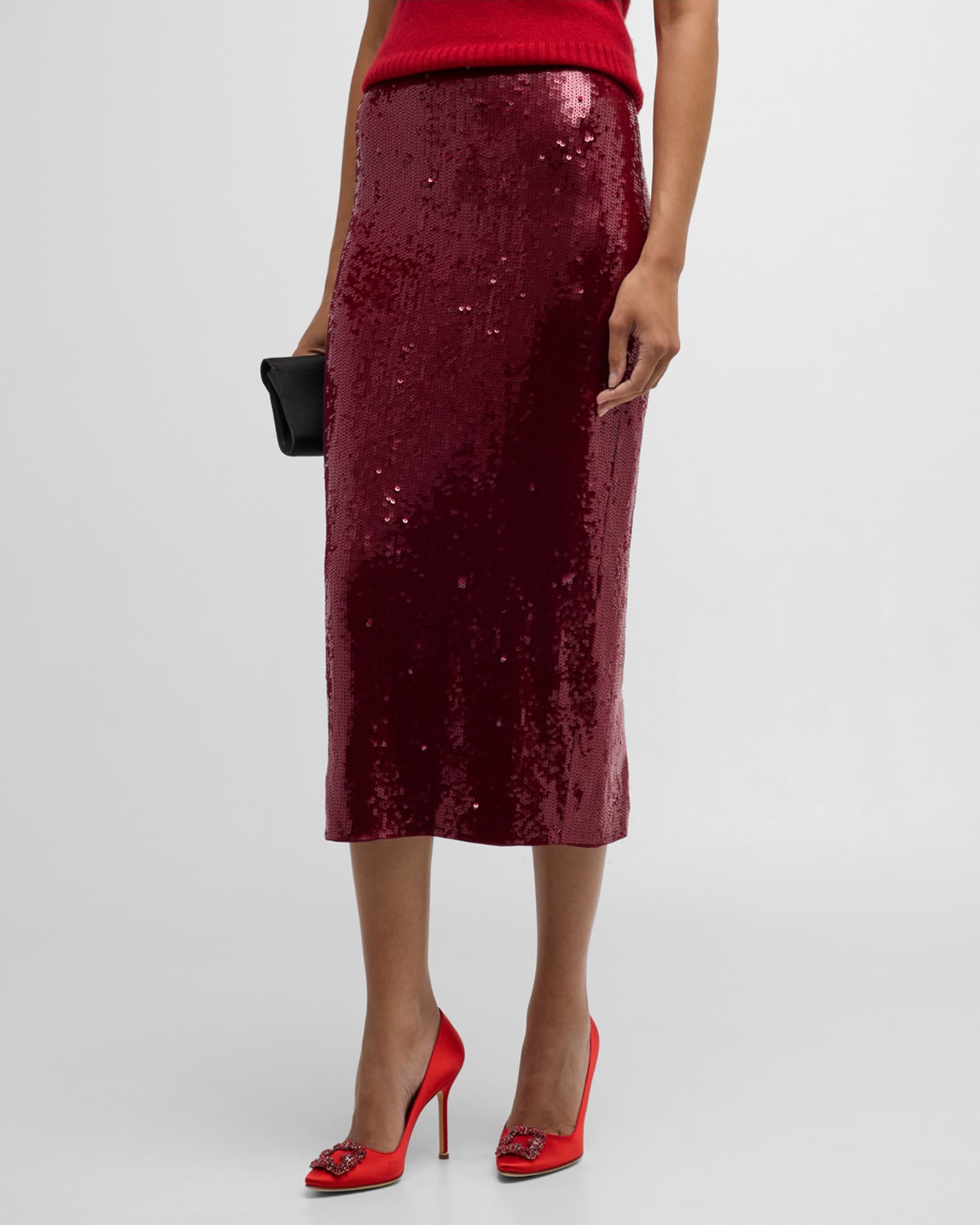 Koa Sequined Midi Skirt 1