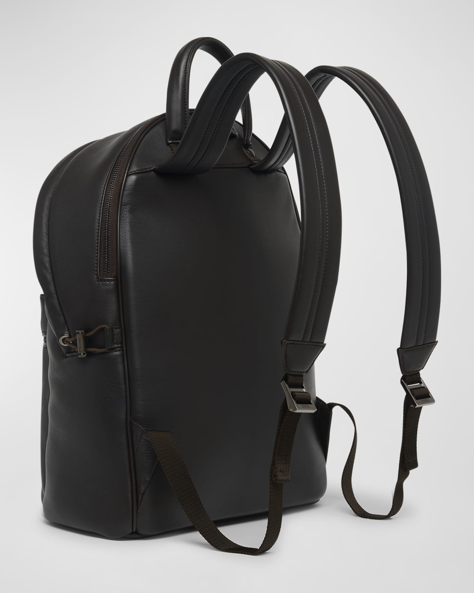 Men's Luxury Calfskin Hoodie Backpack