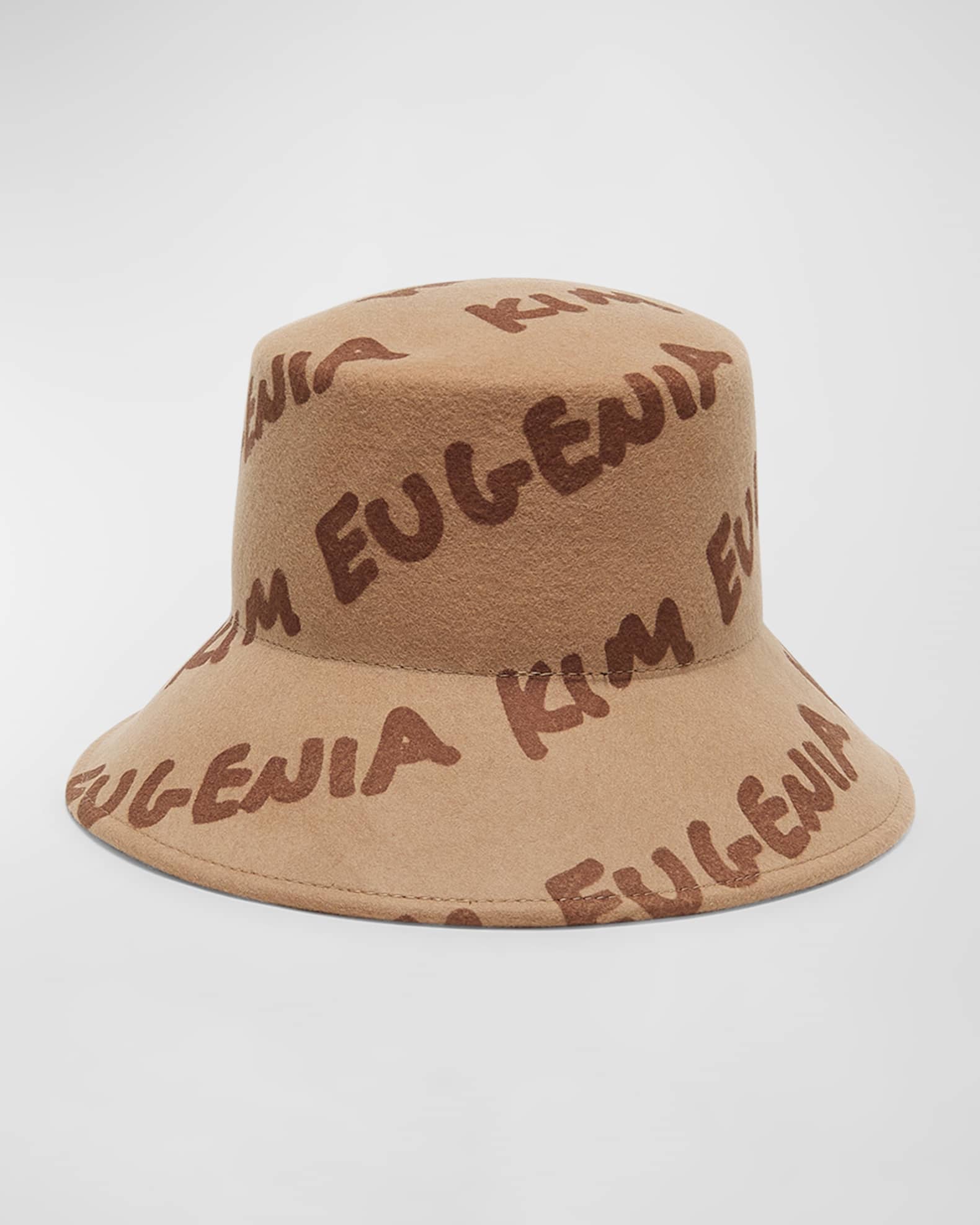 Ruby Wool Felt Bucket Hat  0
