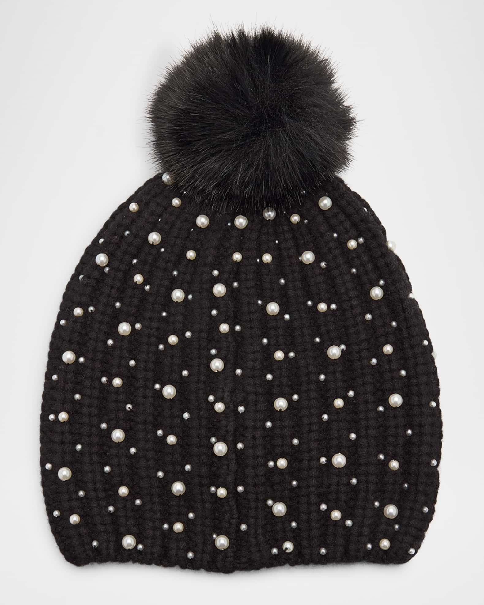 The Celeste Embellished Wool-Blend Beanie 0