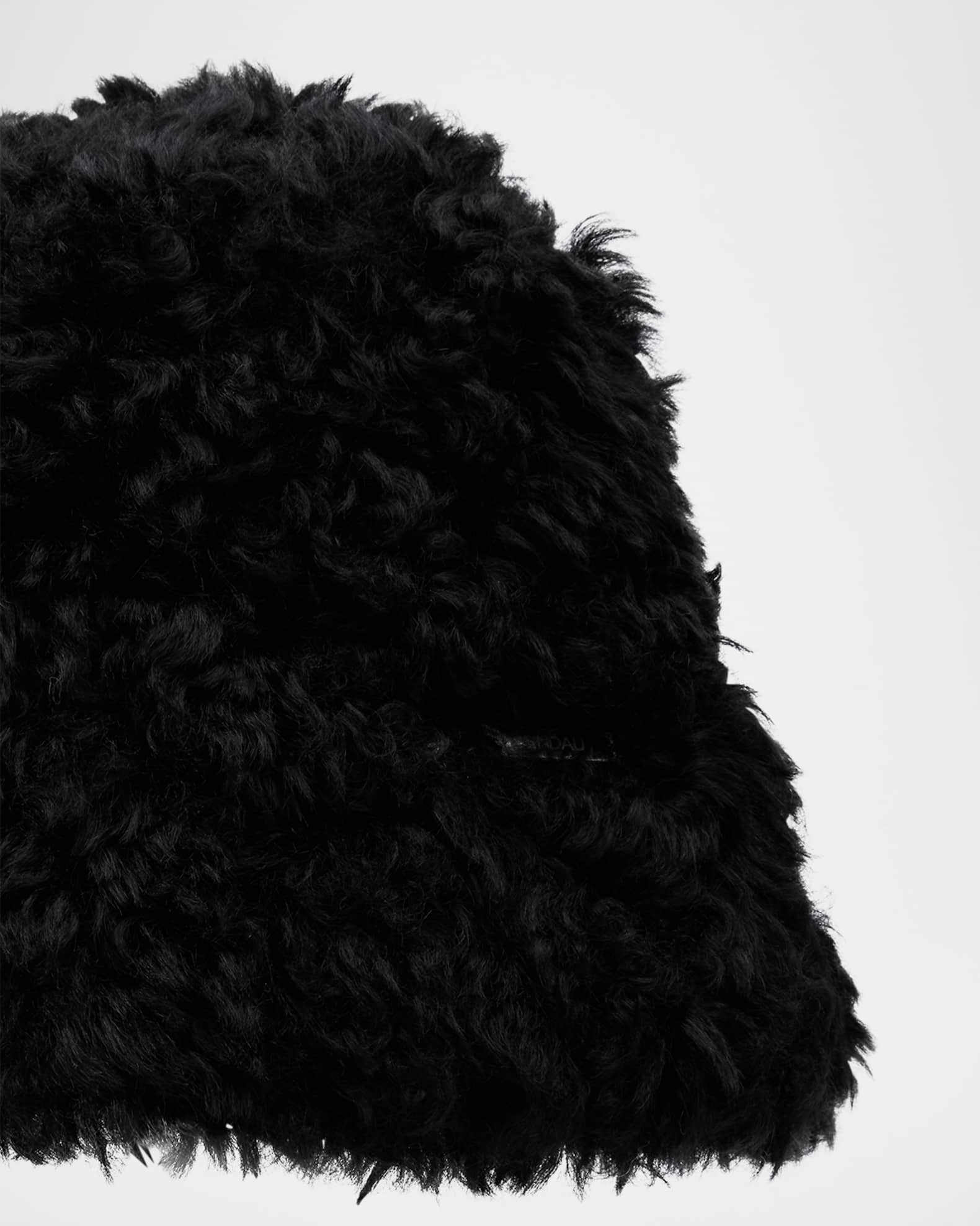 The Curly Faux Fur Bucket Hat - Thumbnail 2