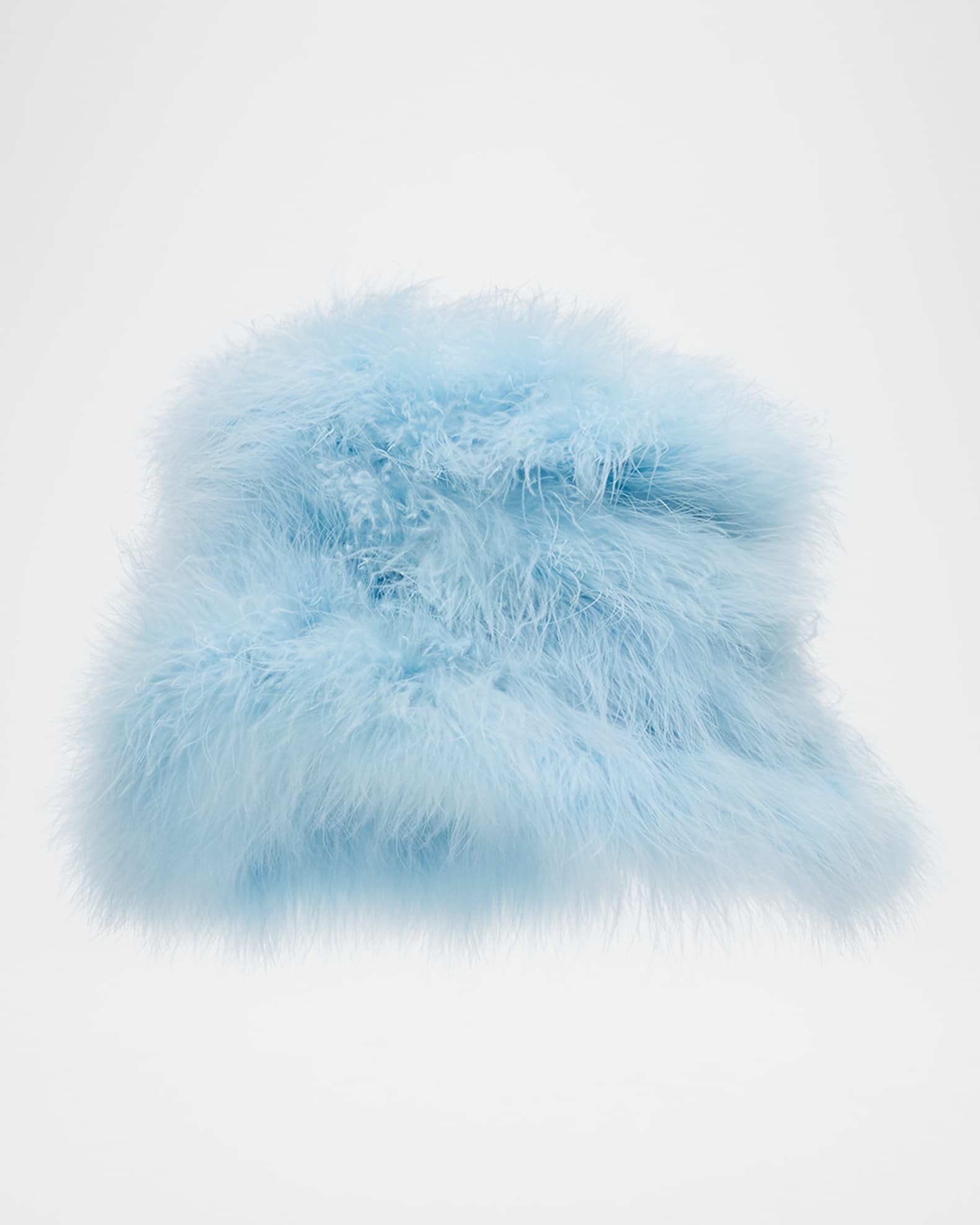 The Goldie Feathered Bucket Hat