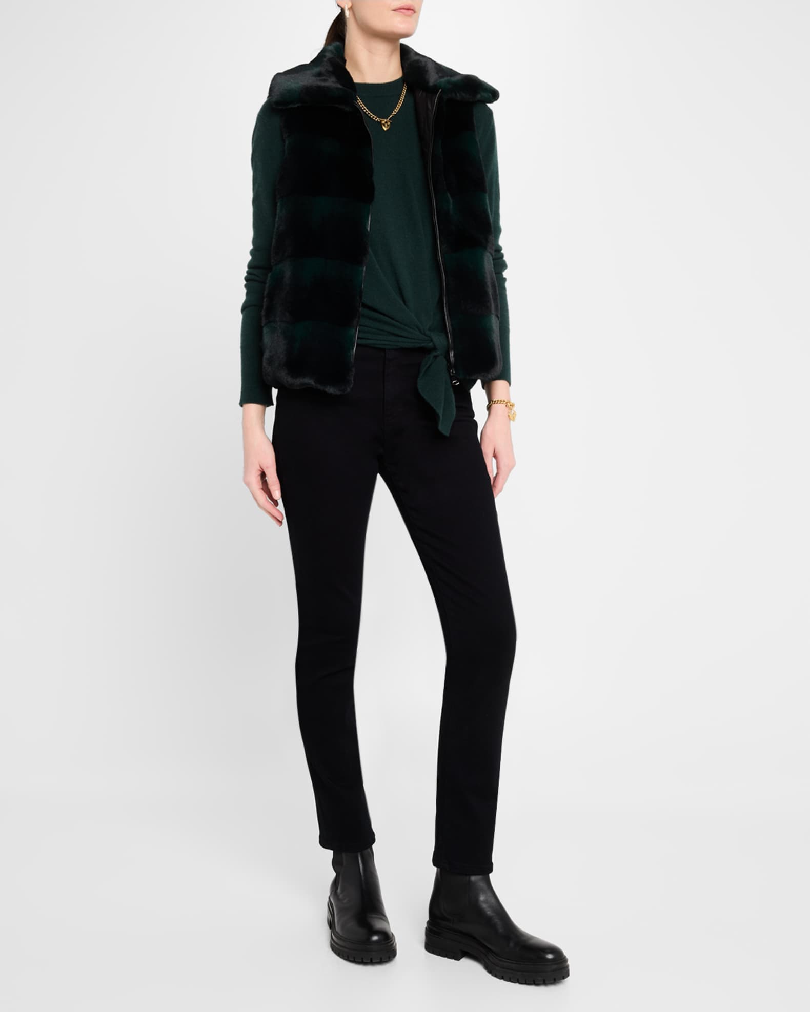The Lottie Faux Fur Vest 1