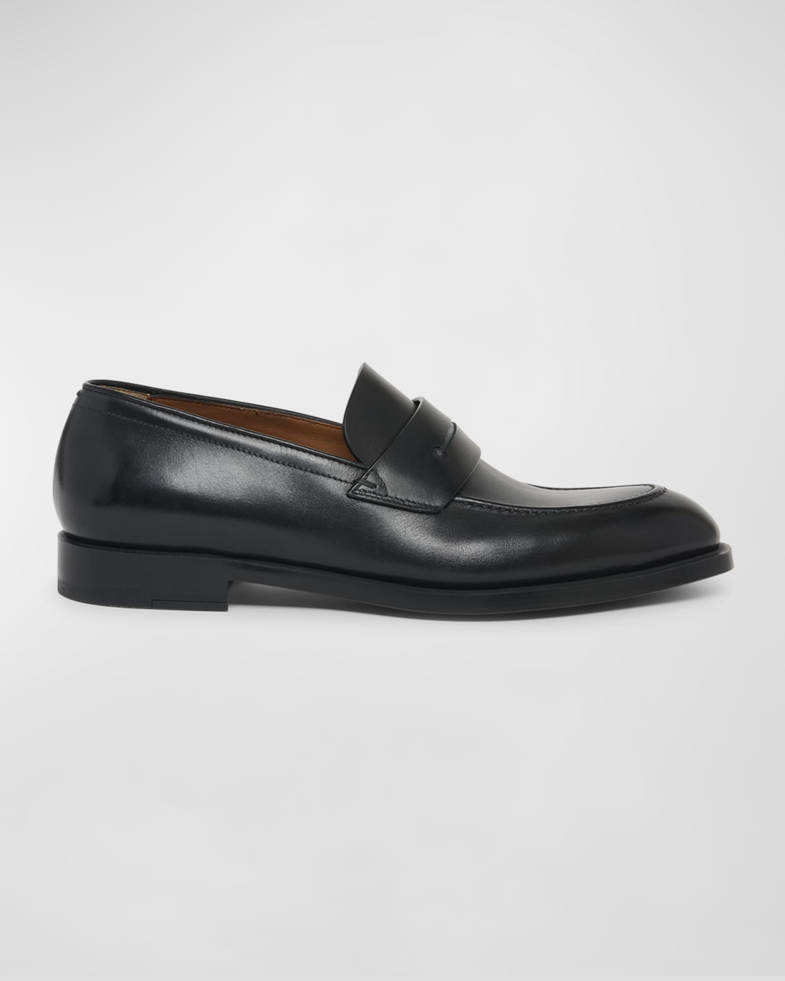 Men's Calfskin Penny Loafers 0
