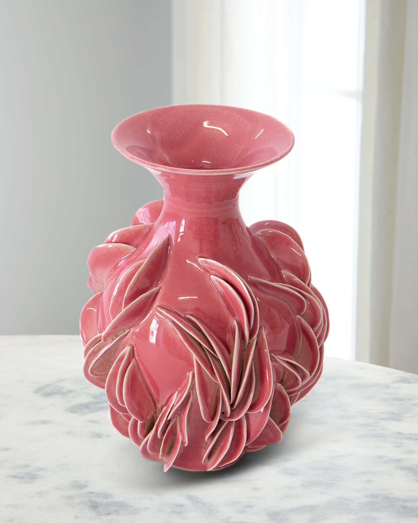 Nebuleuse Stoneware Vase, 12" 1