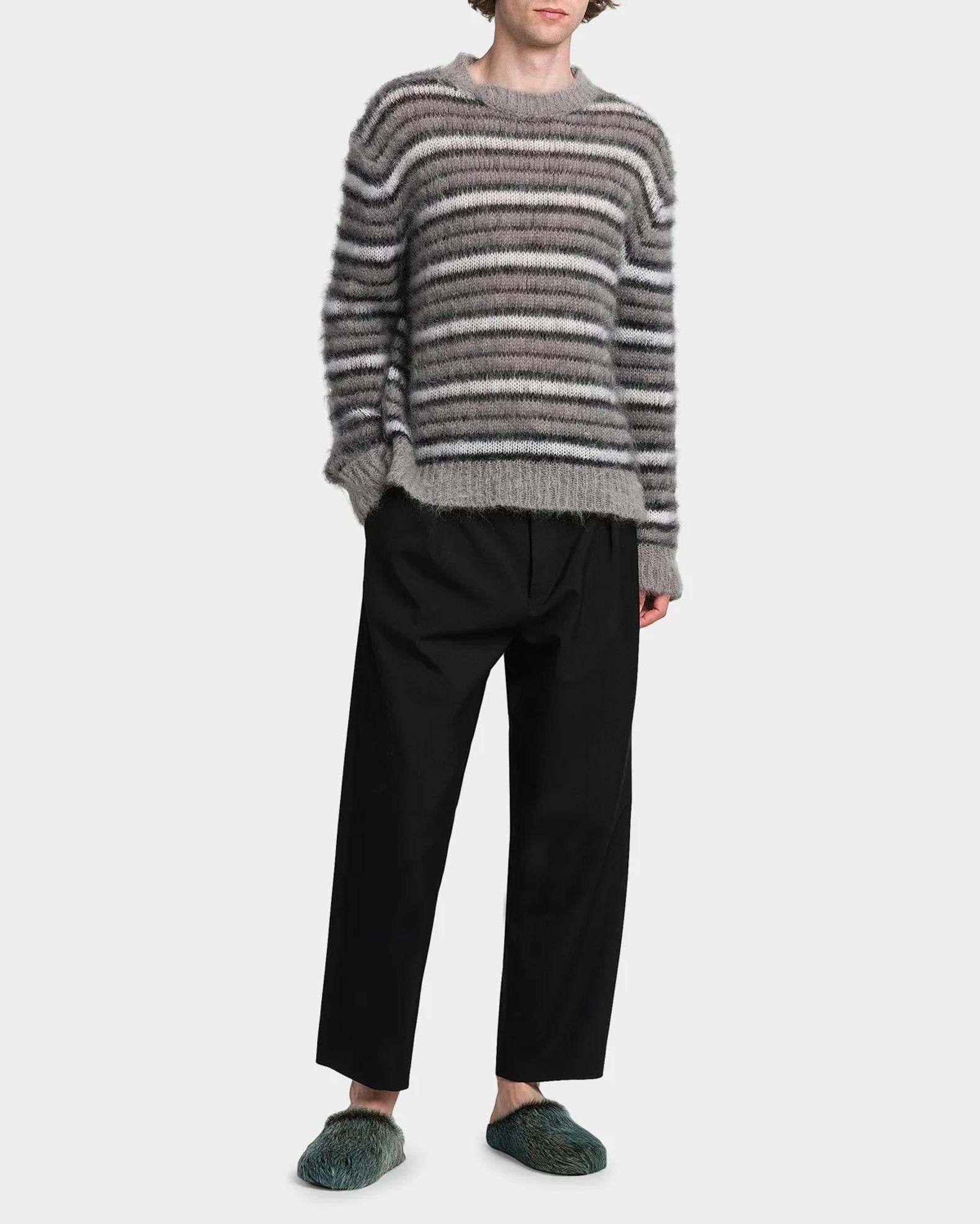 Marni Men's Mohair Striped Sweater | Neiman Marcus