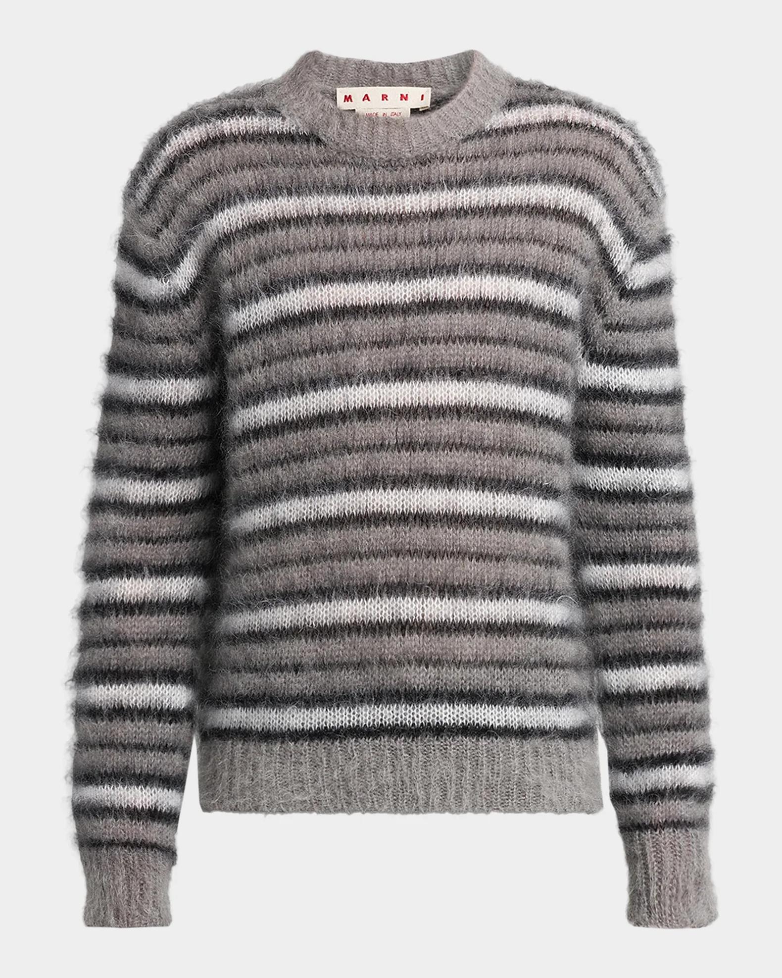 トップス MARNI Mohair Knit Marni Men's Mohair Striped Sweater | Neiman Marcus