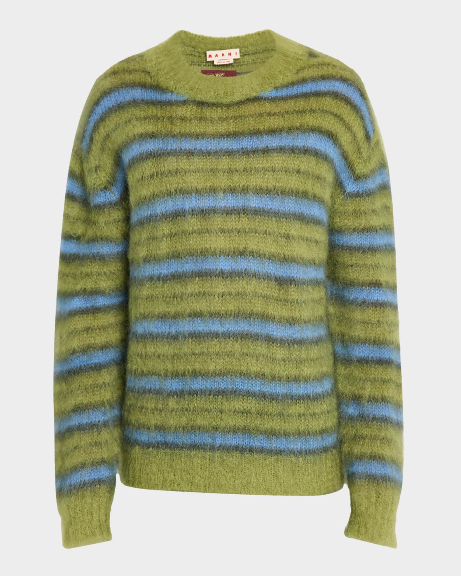 Men's Mohair Striped Sweater 0