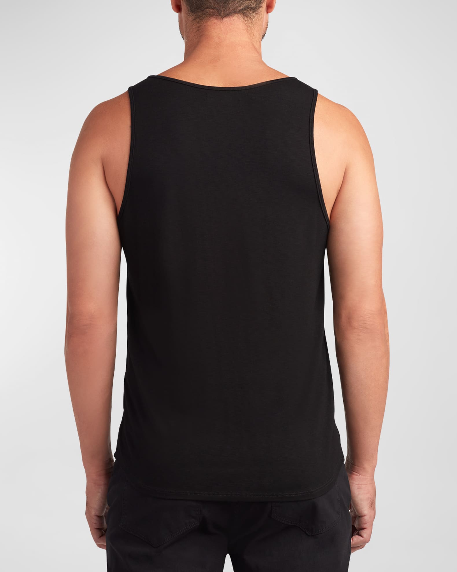 Men's Travis Crewneck Stretch Knit Tank - Thumbnail 2