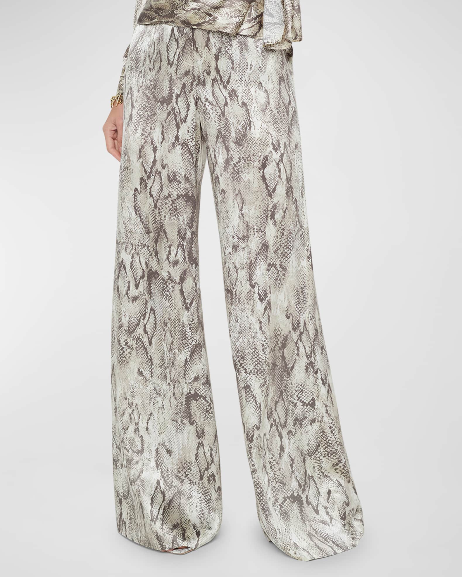 Snake Pilar Wide-Leg Pants 1
