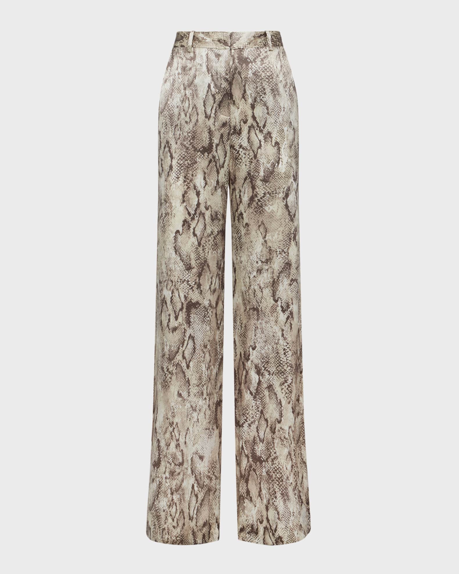 Snake Pilar Wide-Leg Pants 0