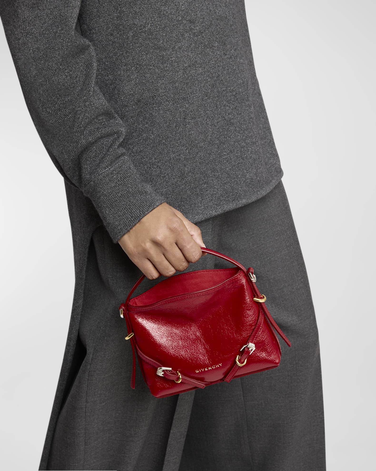 Voyou Nano Bag in Leather