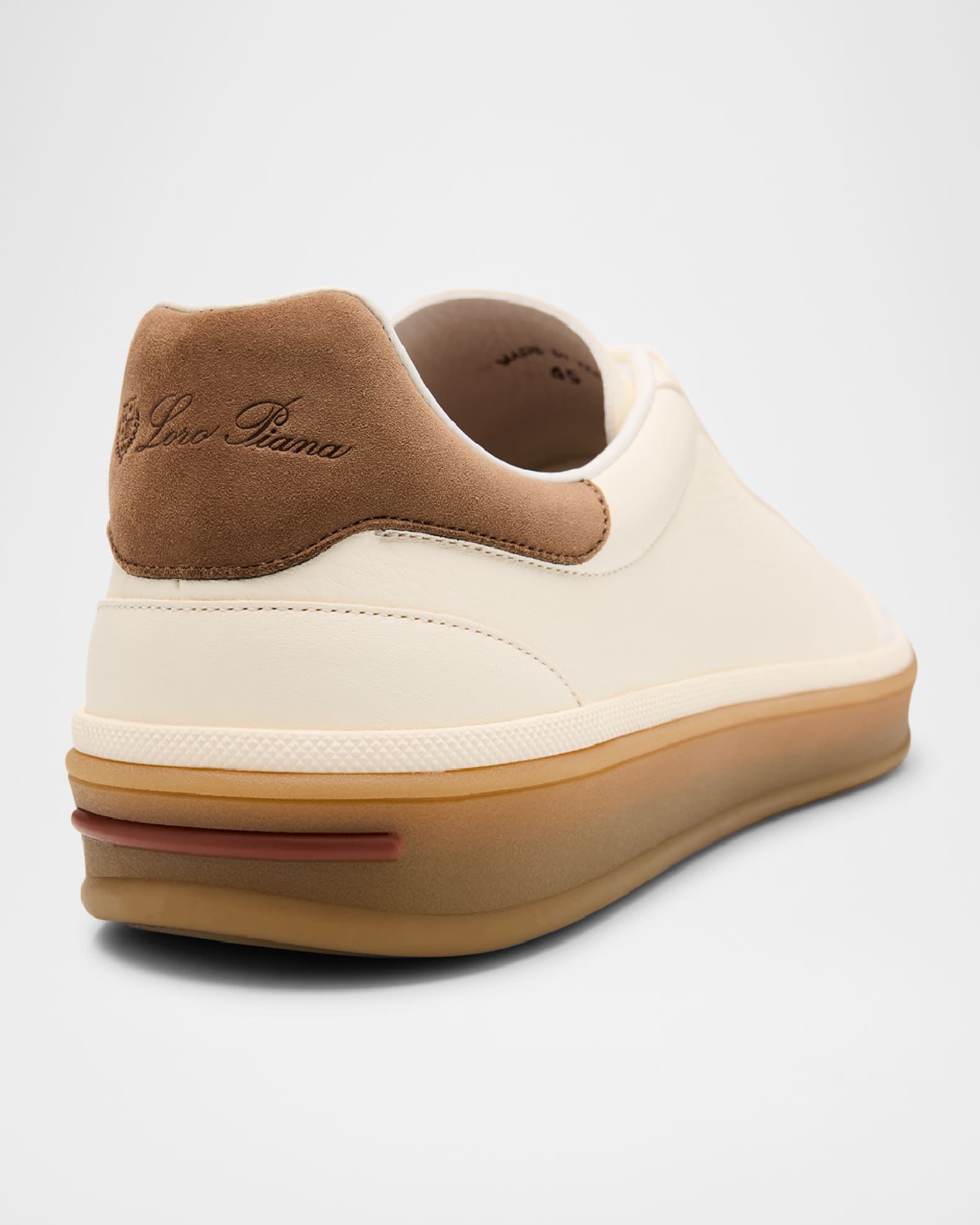 LP TENNIS WALK SNEAKERS WHITE CALFSKIN