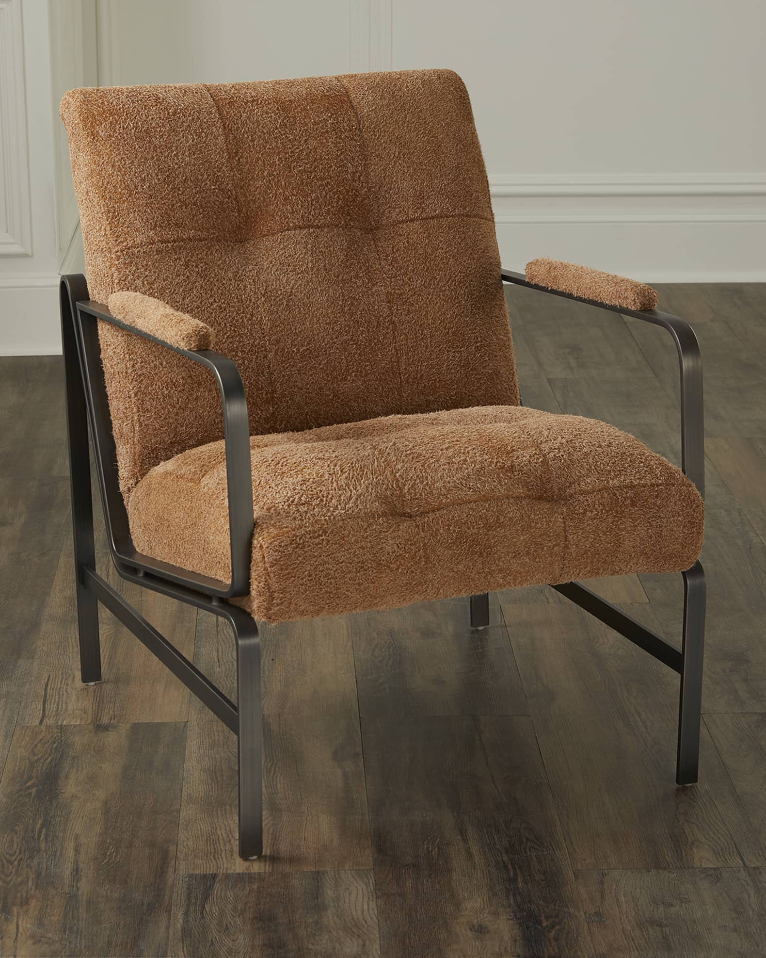 Olsen Suede Lounge Chair 0