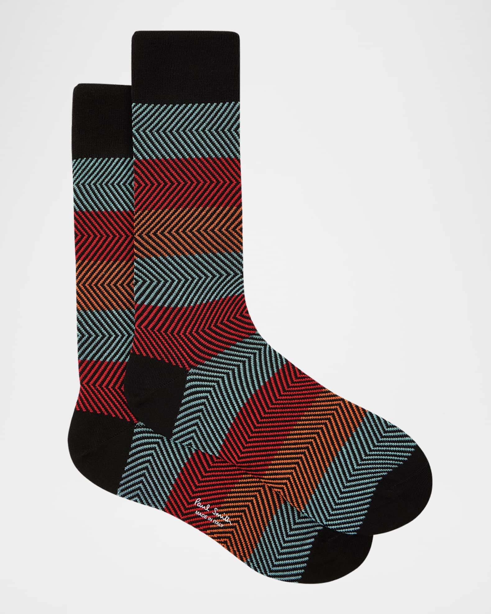 Men's Herman Zigzag Crew Socks 0