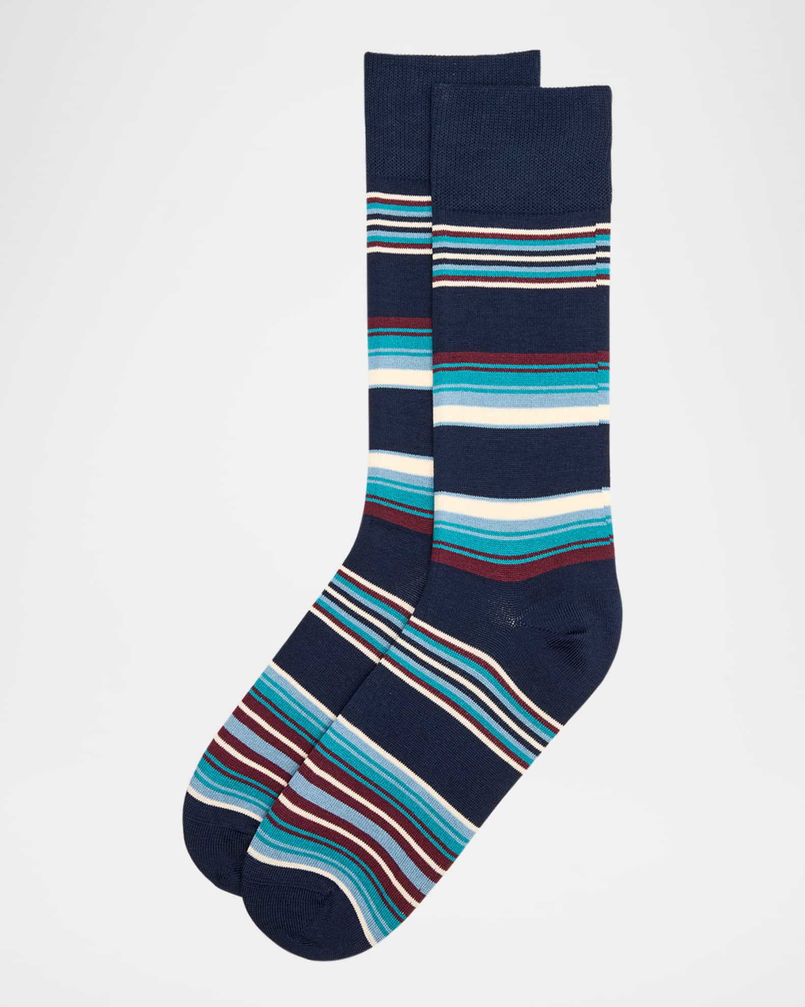 Men's Howard Stripe Crew Socks 0