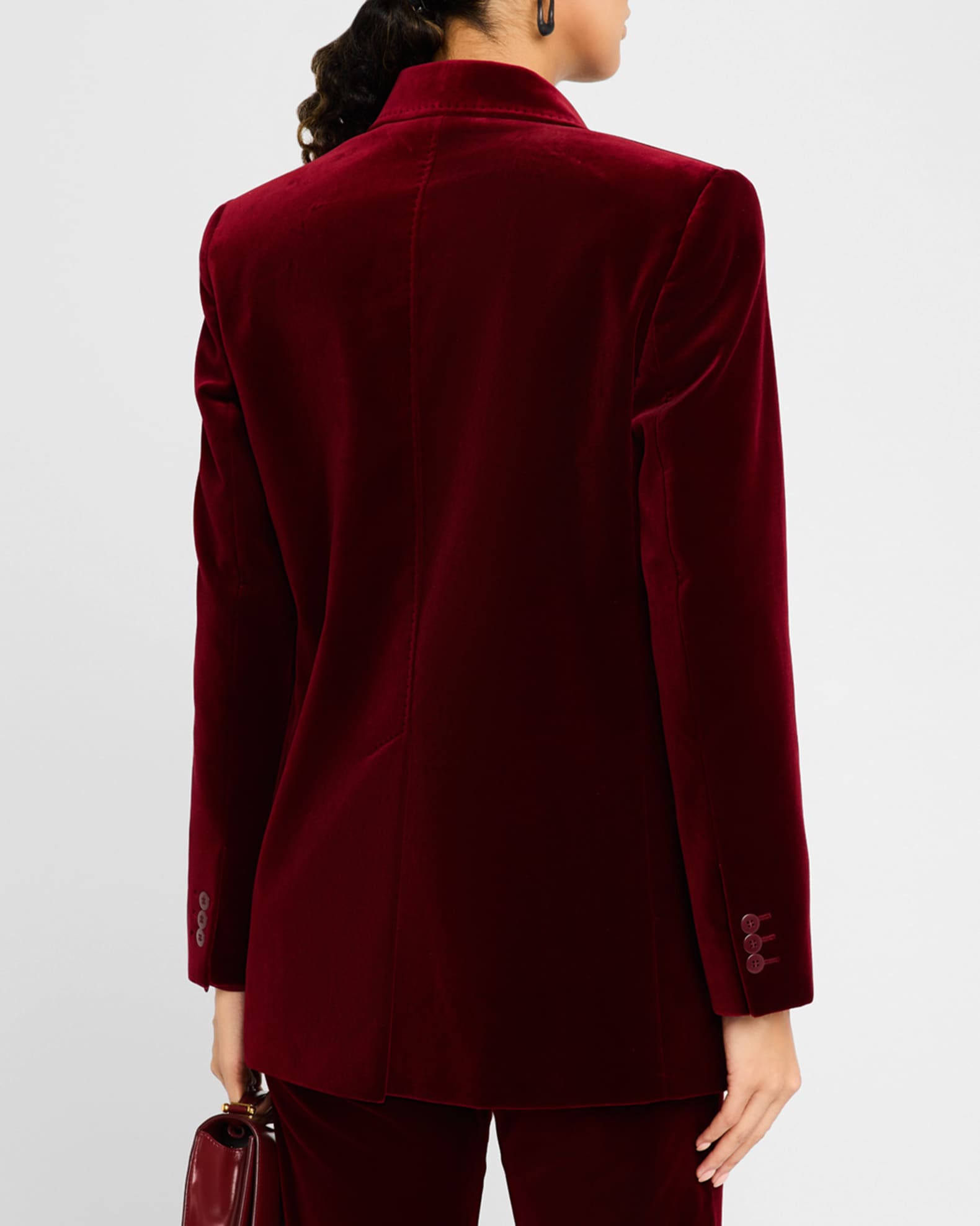 Bordeaux Velvet Suit Neiman Marcus