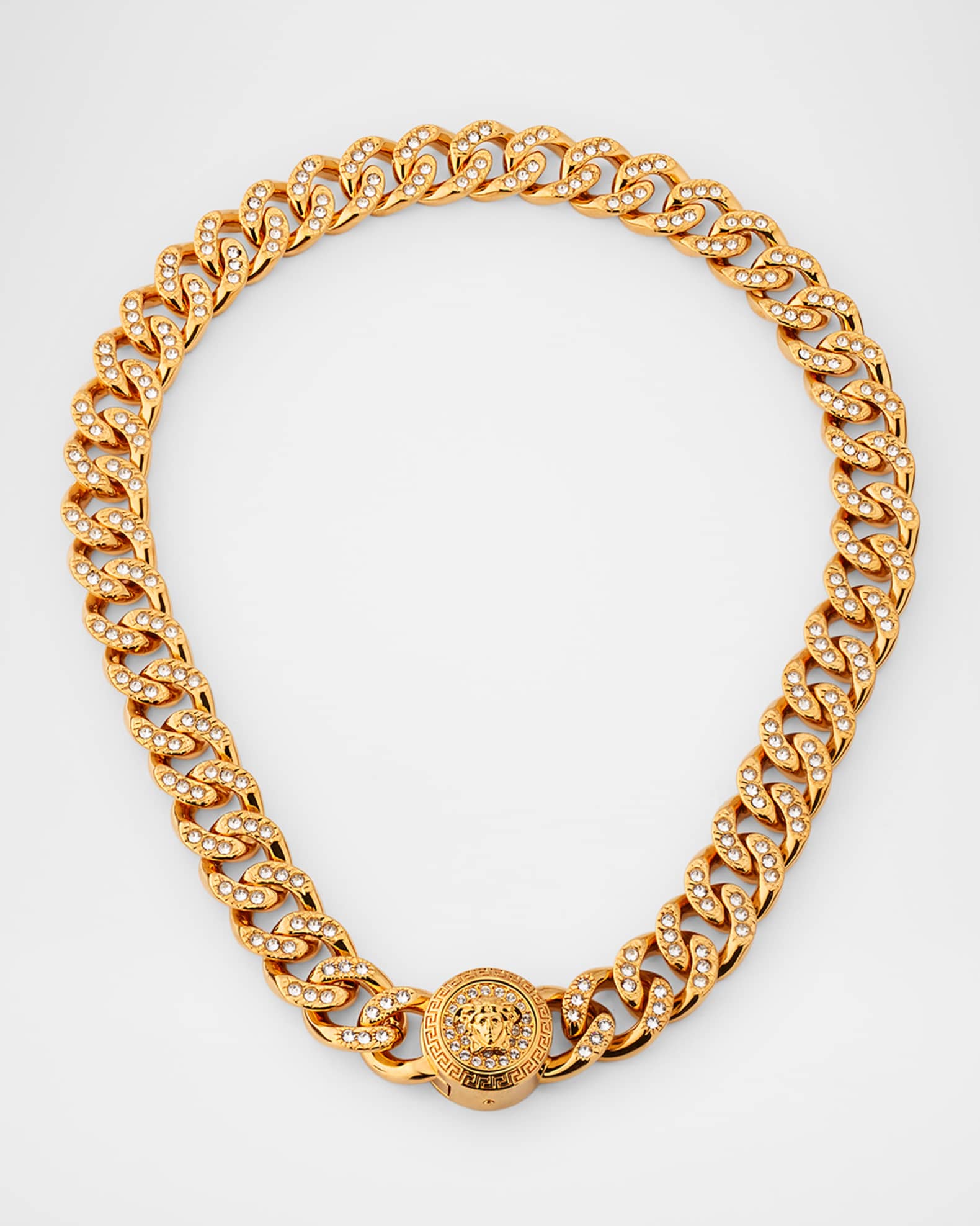 【関税＆送料込み】Versace Gold-Colored Necklace With Medus La Medusa Necklace Gold | VERSACE US