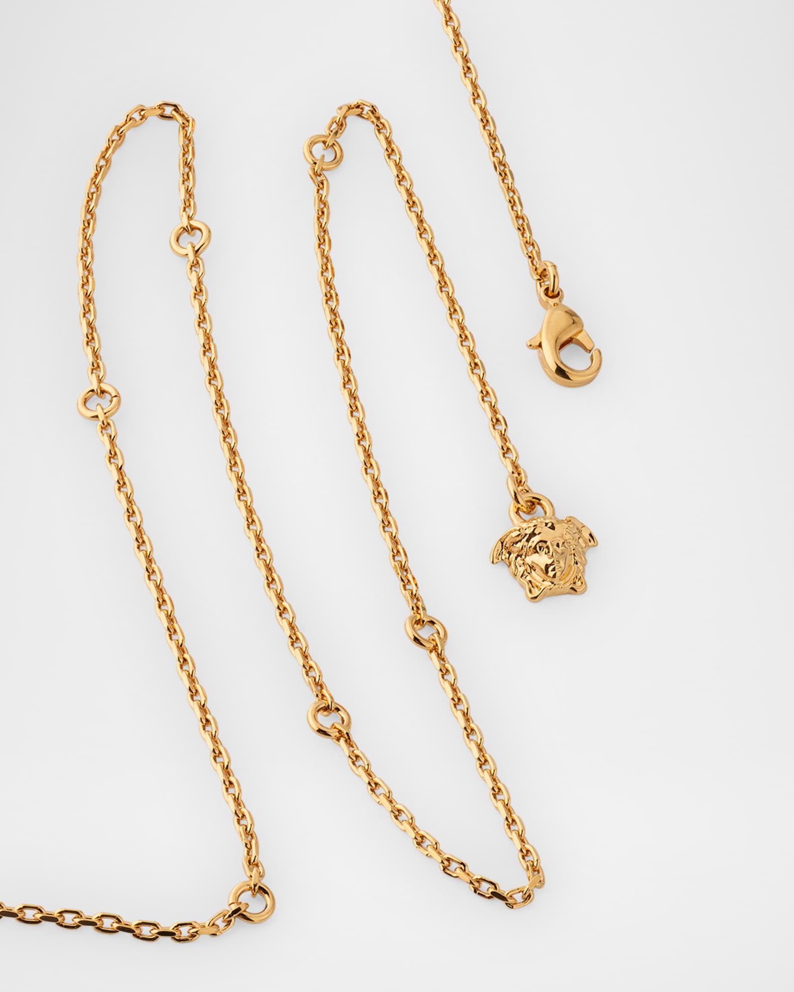 Versace Men's Geometric Crystal Pendant Necklace | Neiman Marcus