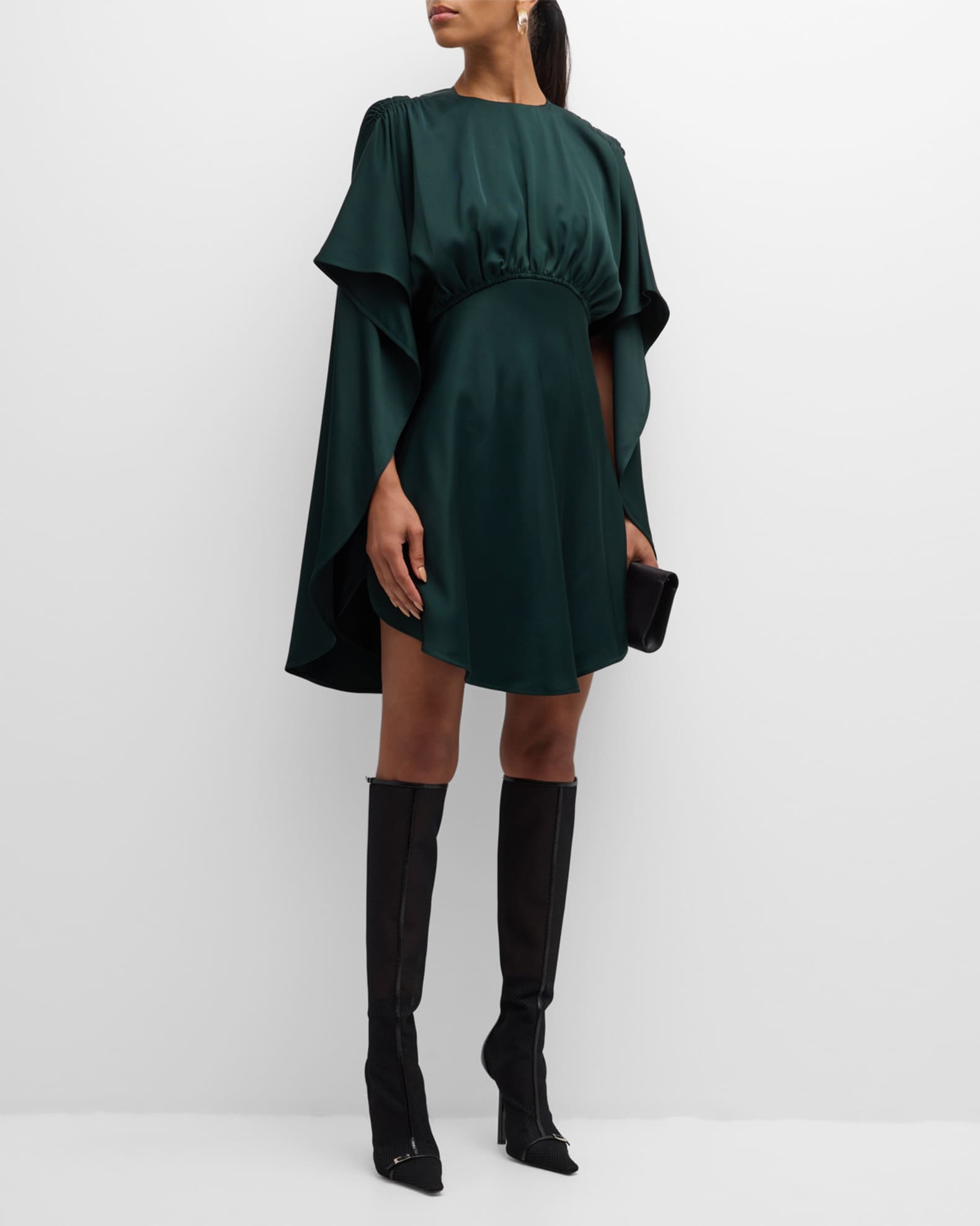 Zimmermann Women s Eden Cascading Cape Mini Dress