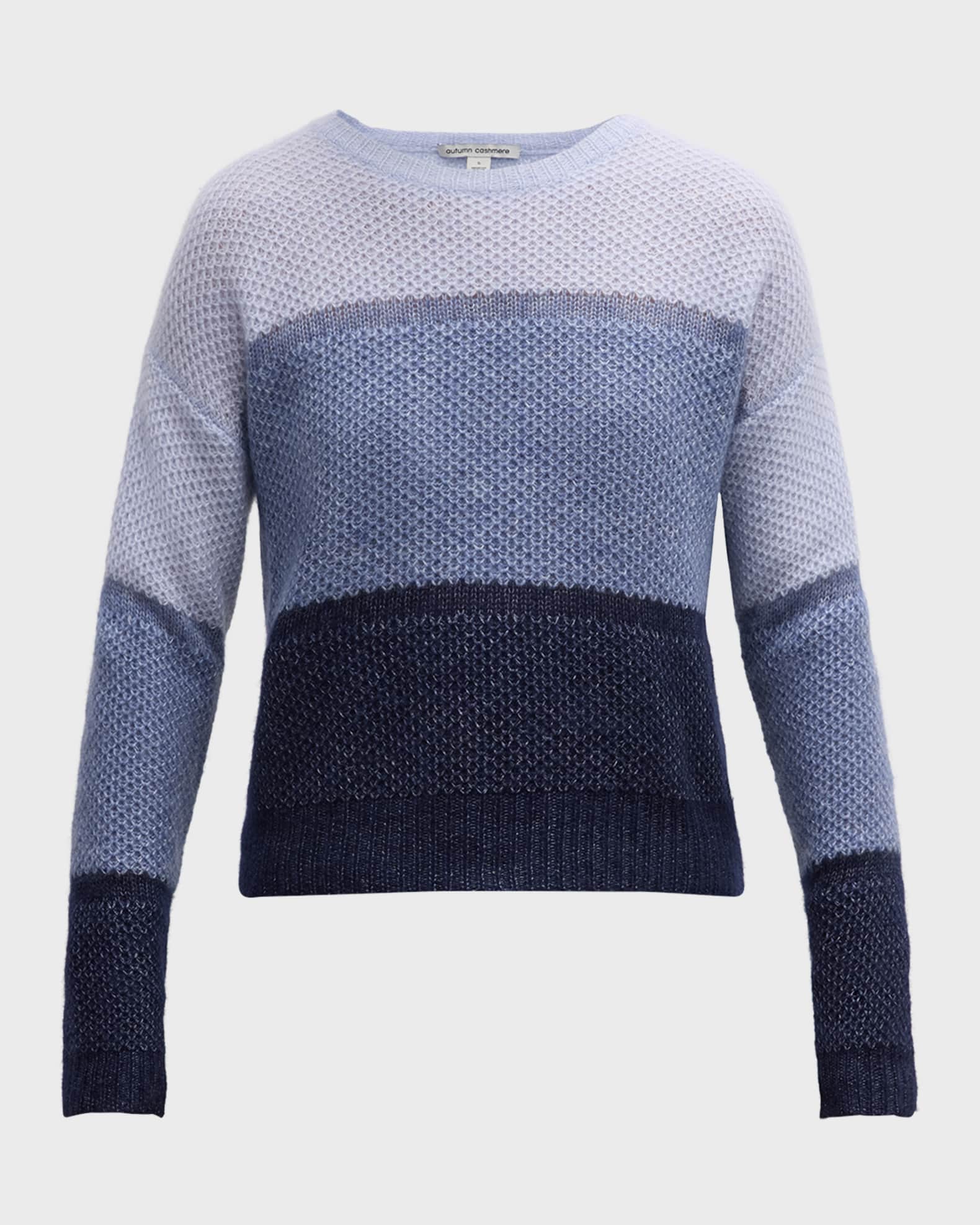 Autumn cashmere colorblock sweater store