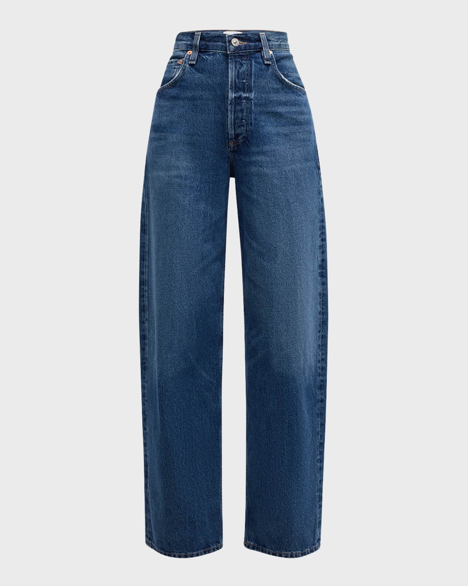 Ayla Baggy Cropped Jeans 0