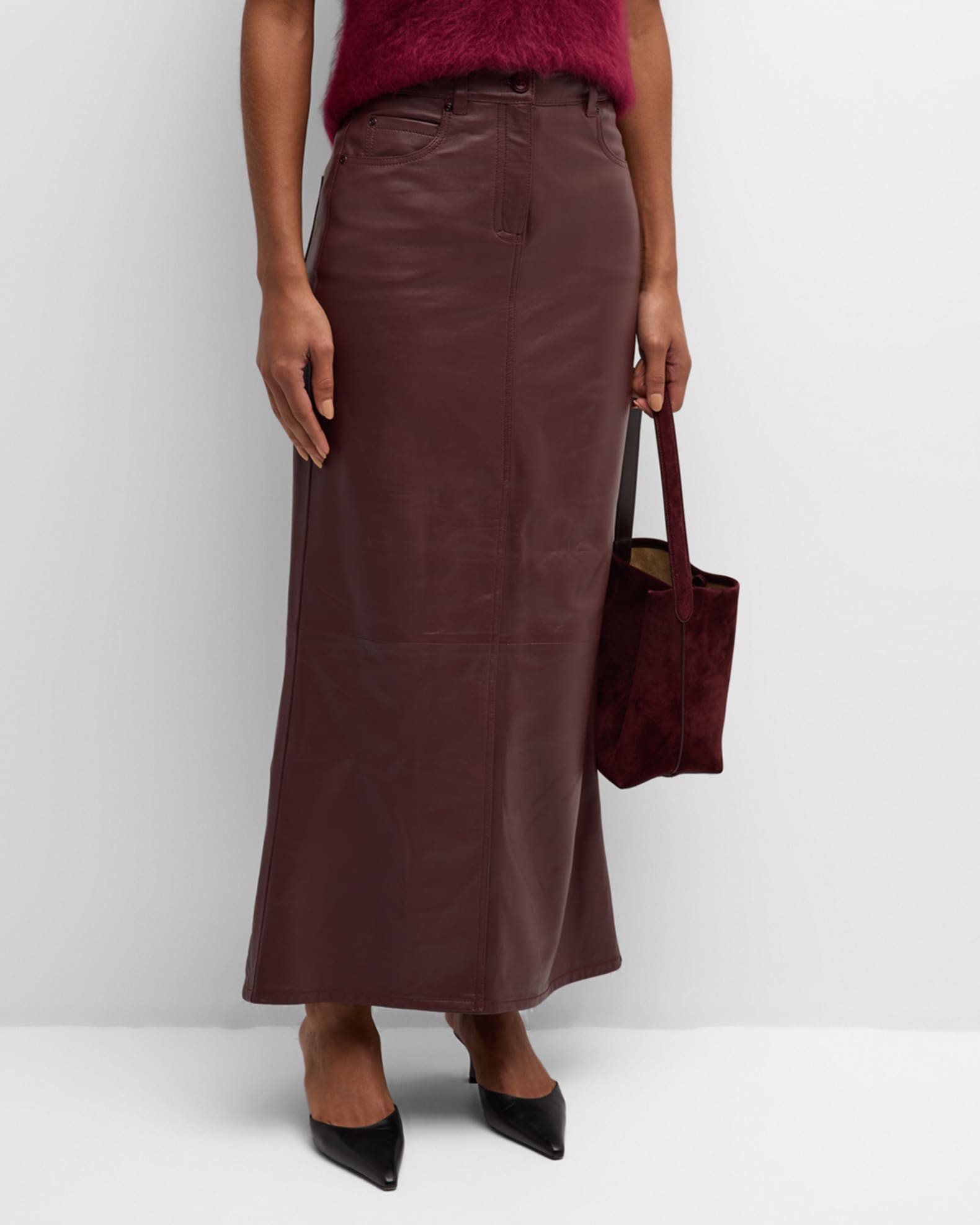 Burgundy skirt 8x10 discount