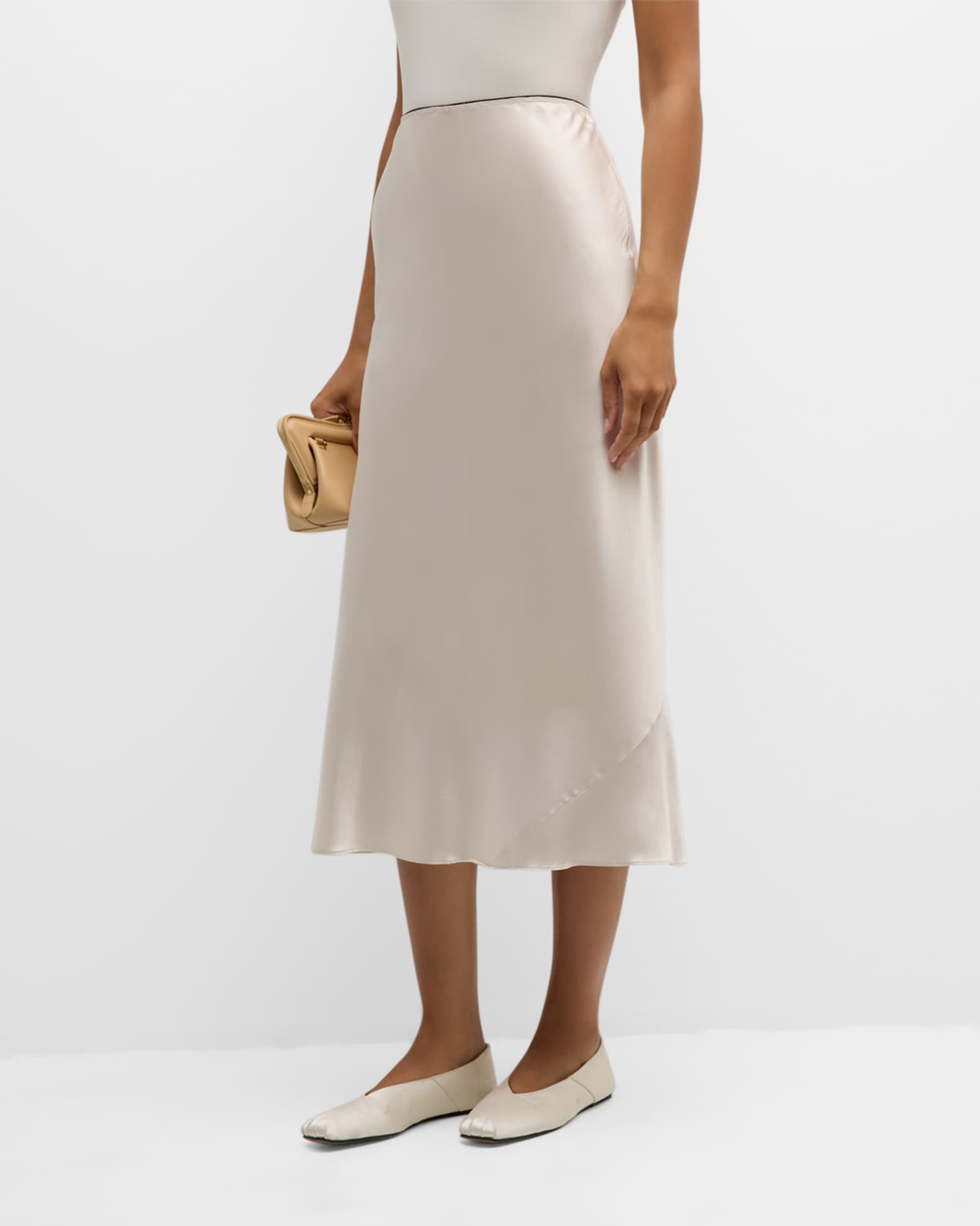 White midi skirt 9mm on sale