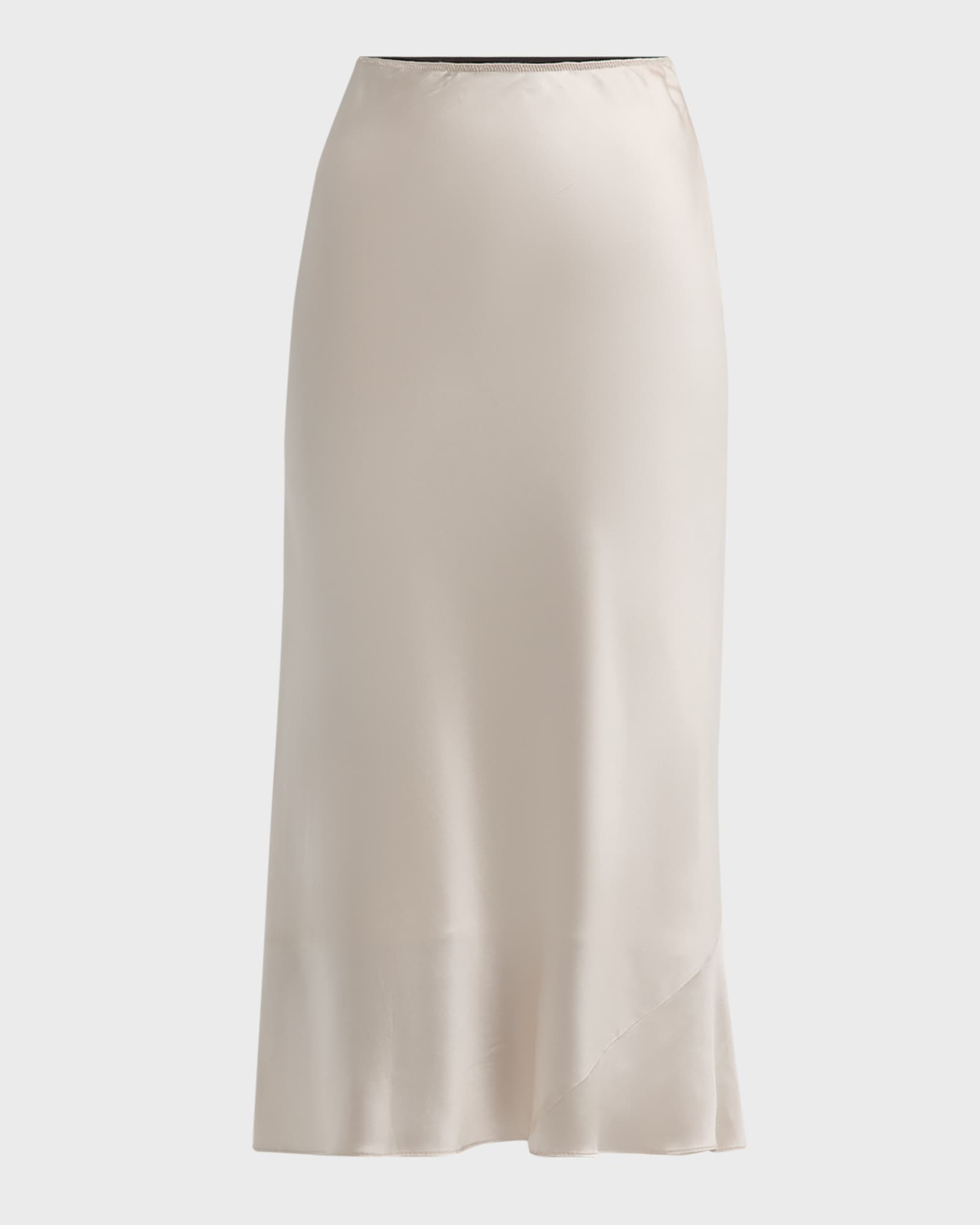 White satin skirt 9mm on sale