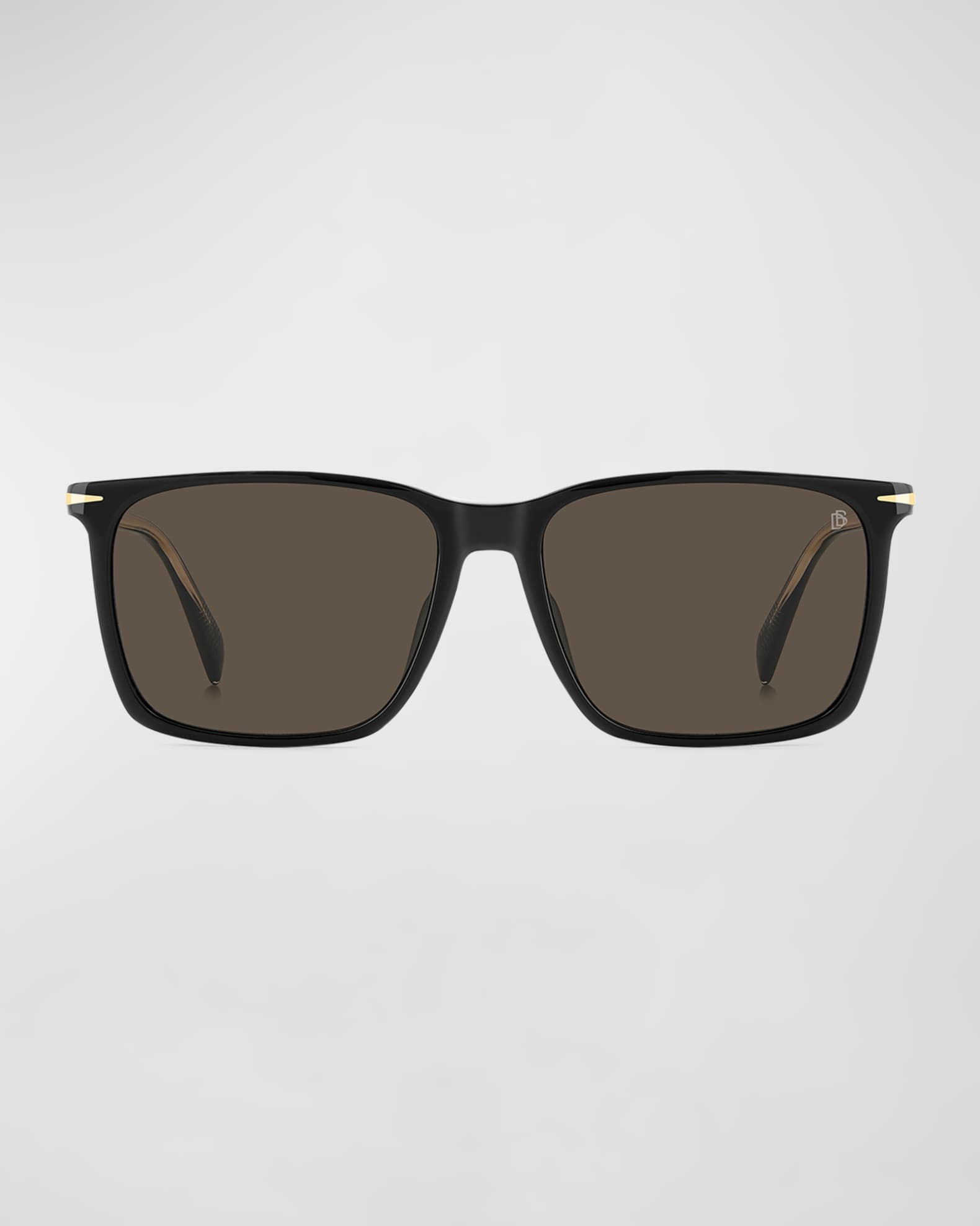 Men's Rectangle Acetate Sunglasses 1