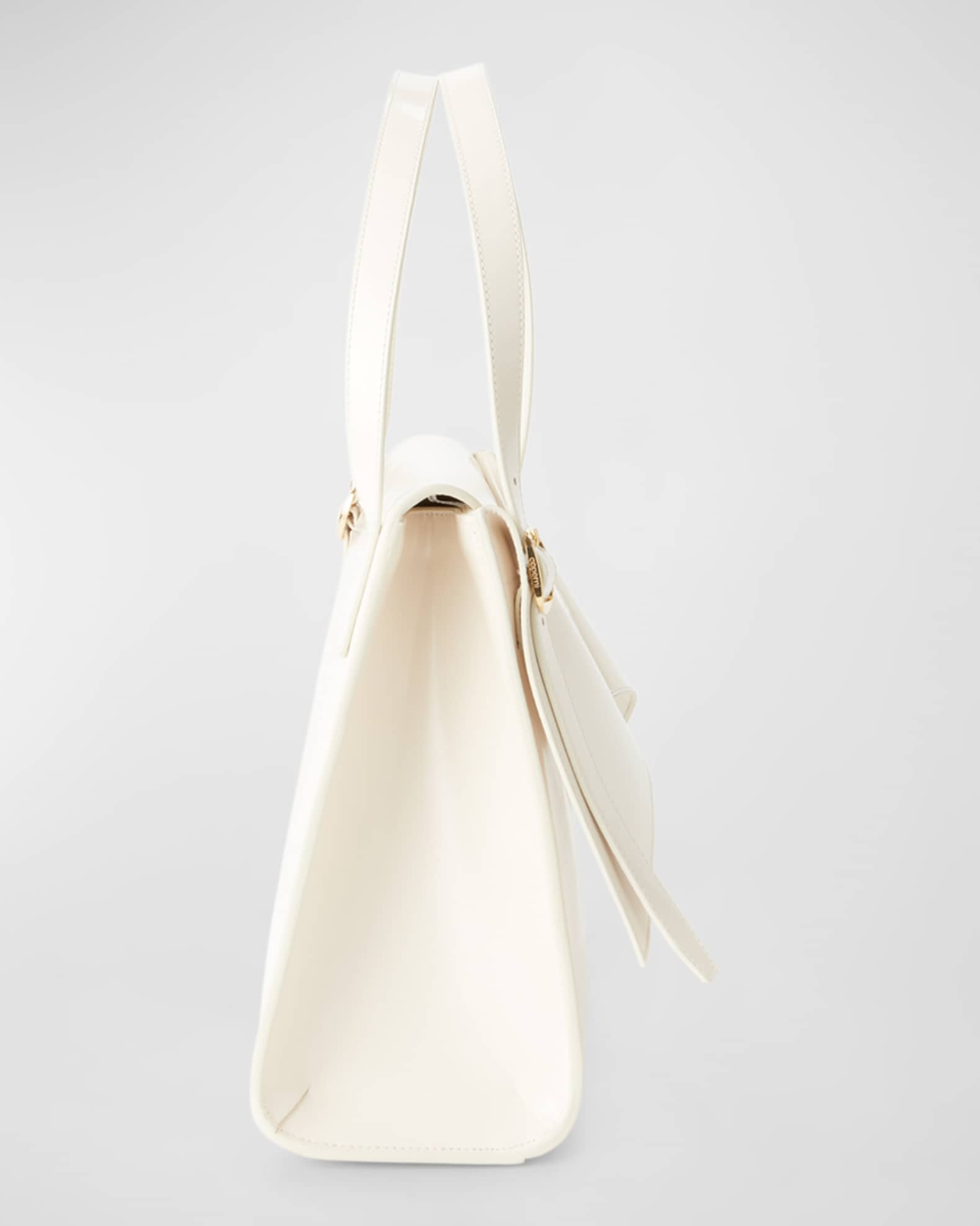 Glossy leather bag discount