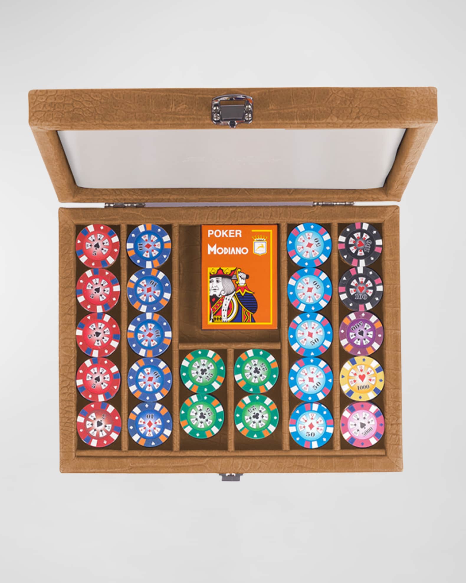 Leather Poker Set 0