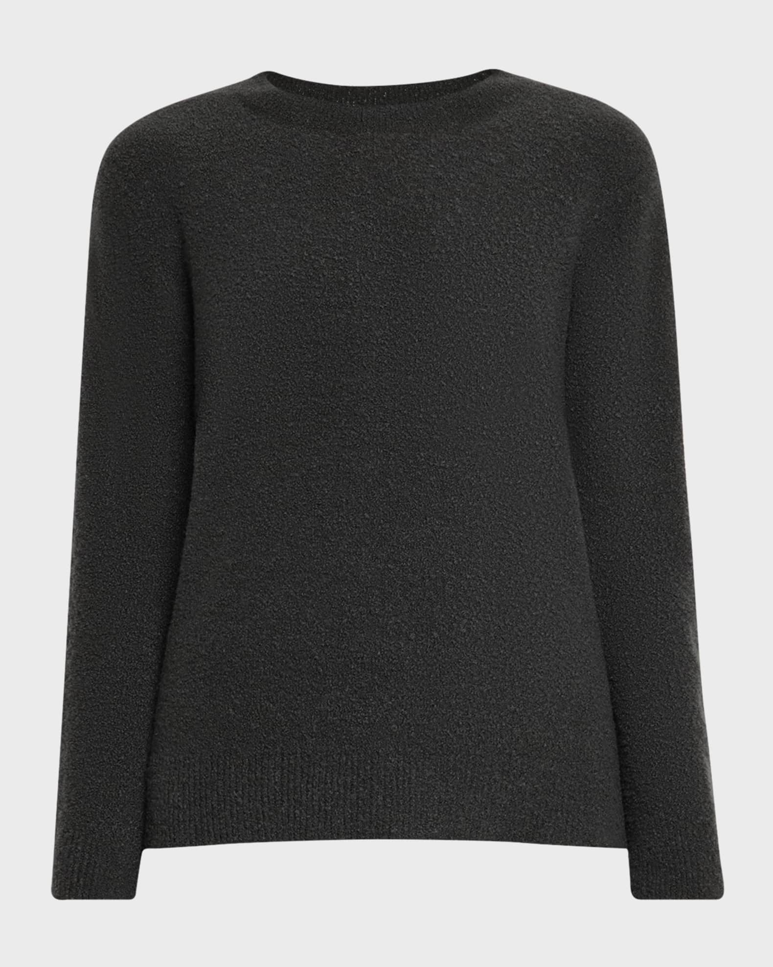 Tania Cashmere Boucle Crewneck Sweater 0