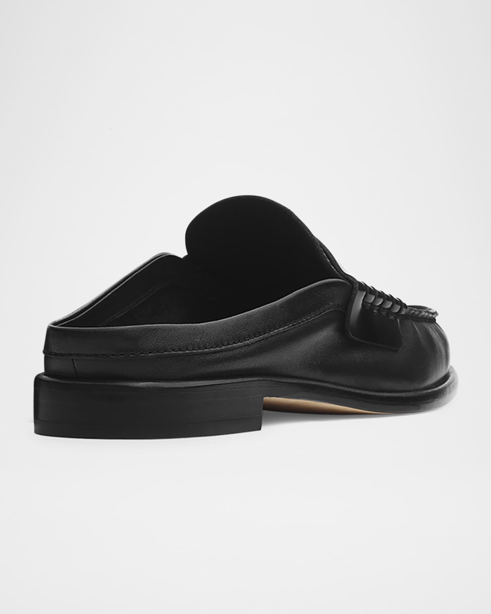 Rag & Bone Carter Leather Penny Loafer Mules | Neiman Marcus
