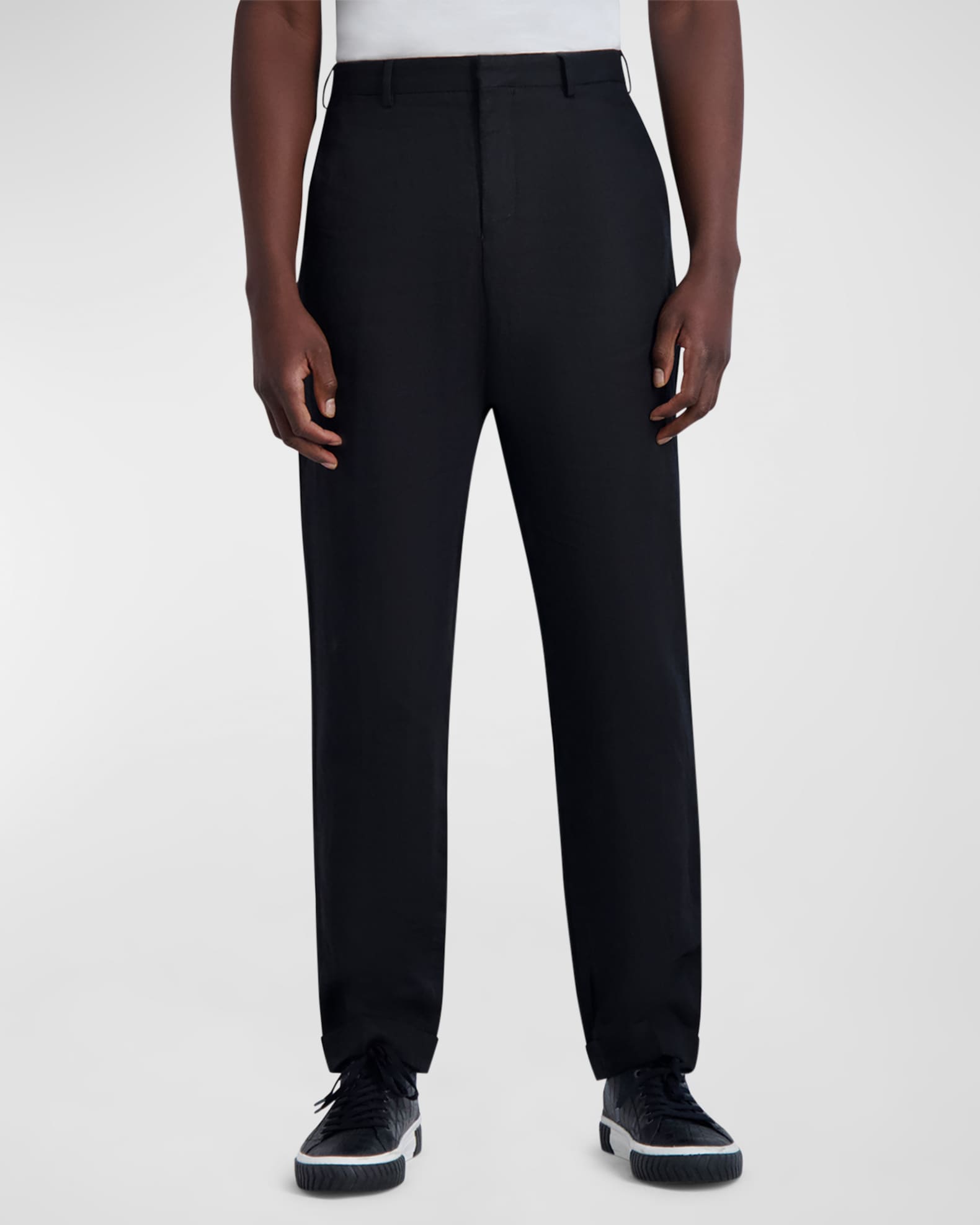Men's Linen-Blend Trousers 0
