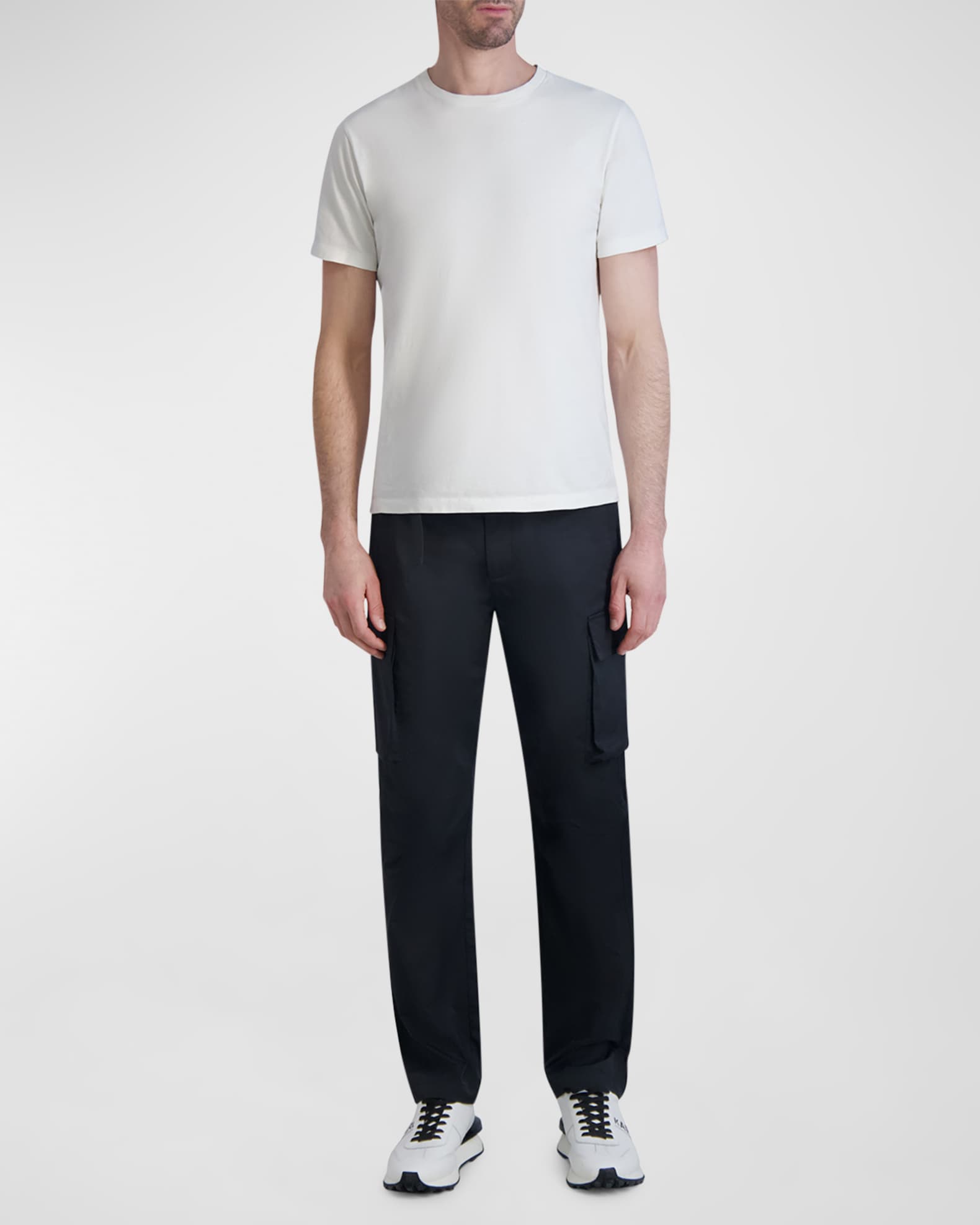 Men's Belted Cargo Trousers 1