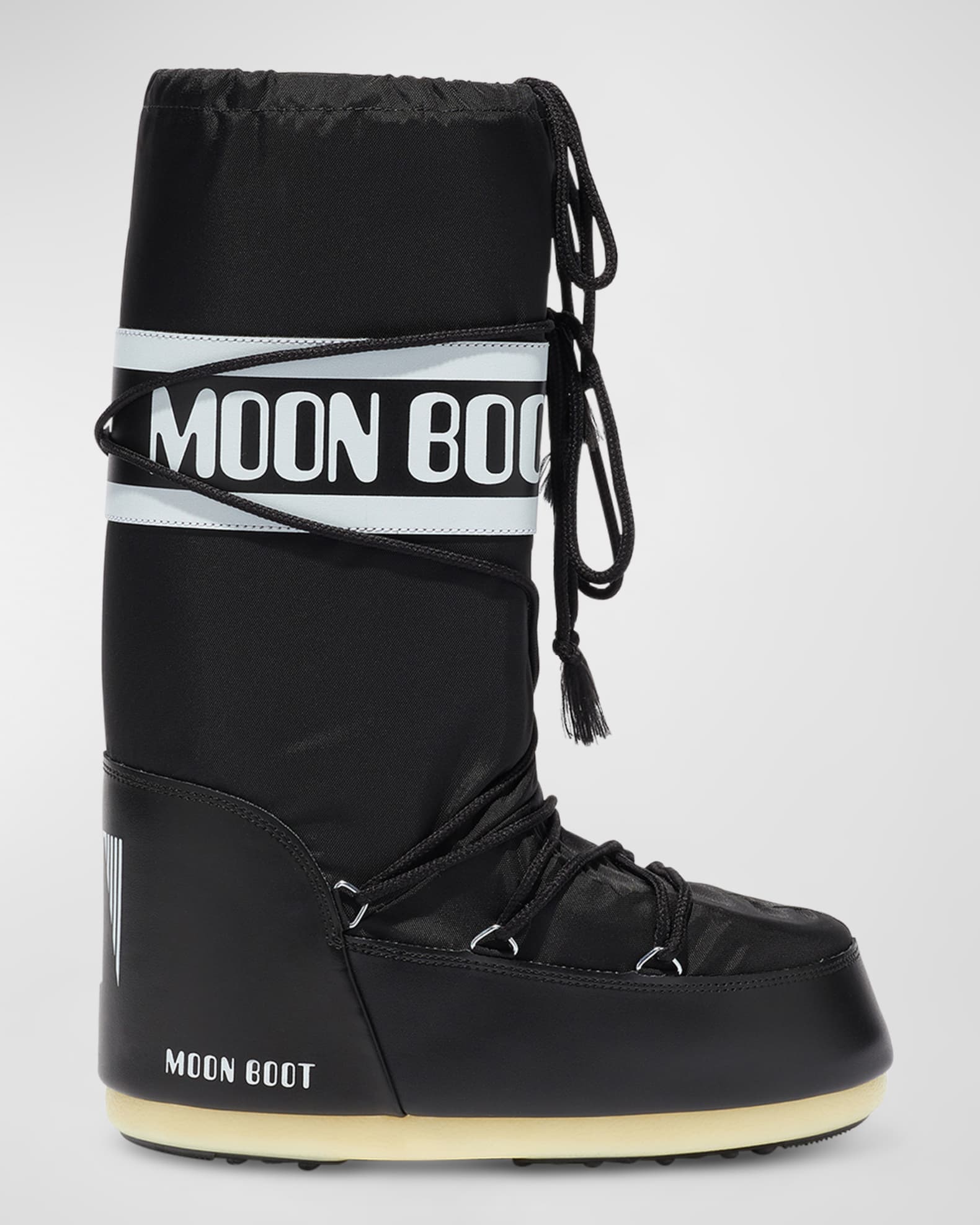 Moon Boot Icon Tall Nylon Snow Boots Neiman Marcus