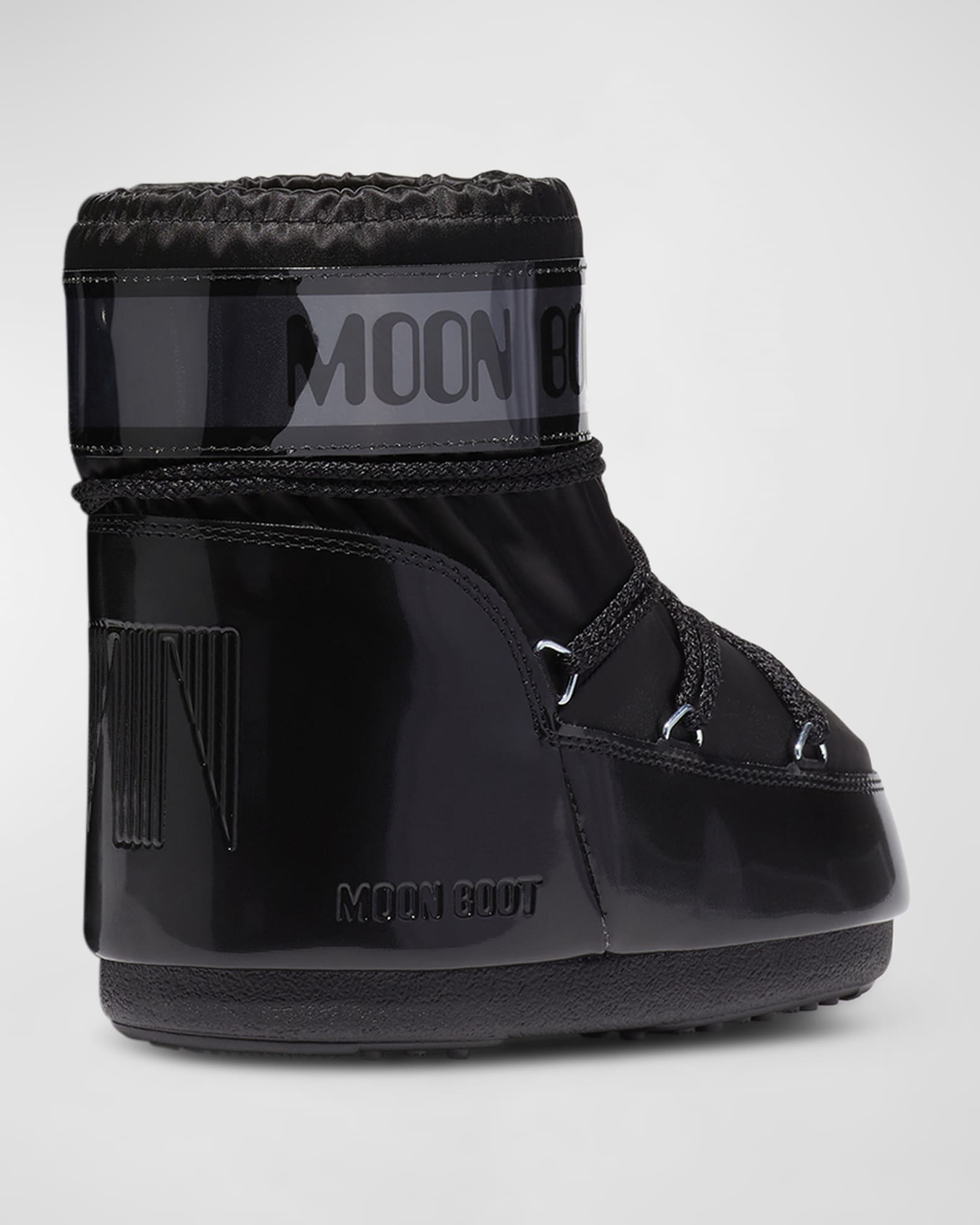 Moon Boot Icon Glance Nylon Ankle Snow Boots Neiman Marcus