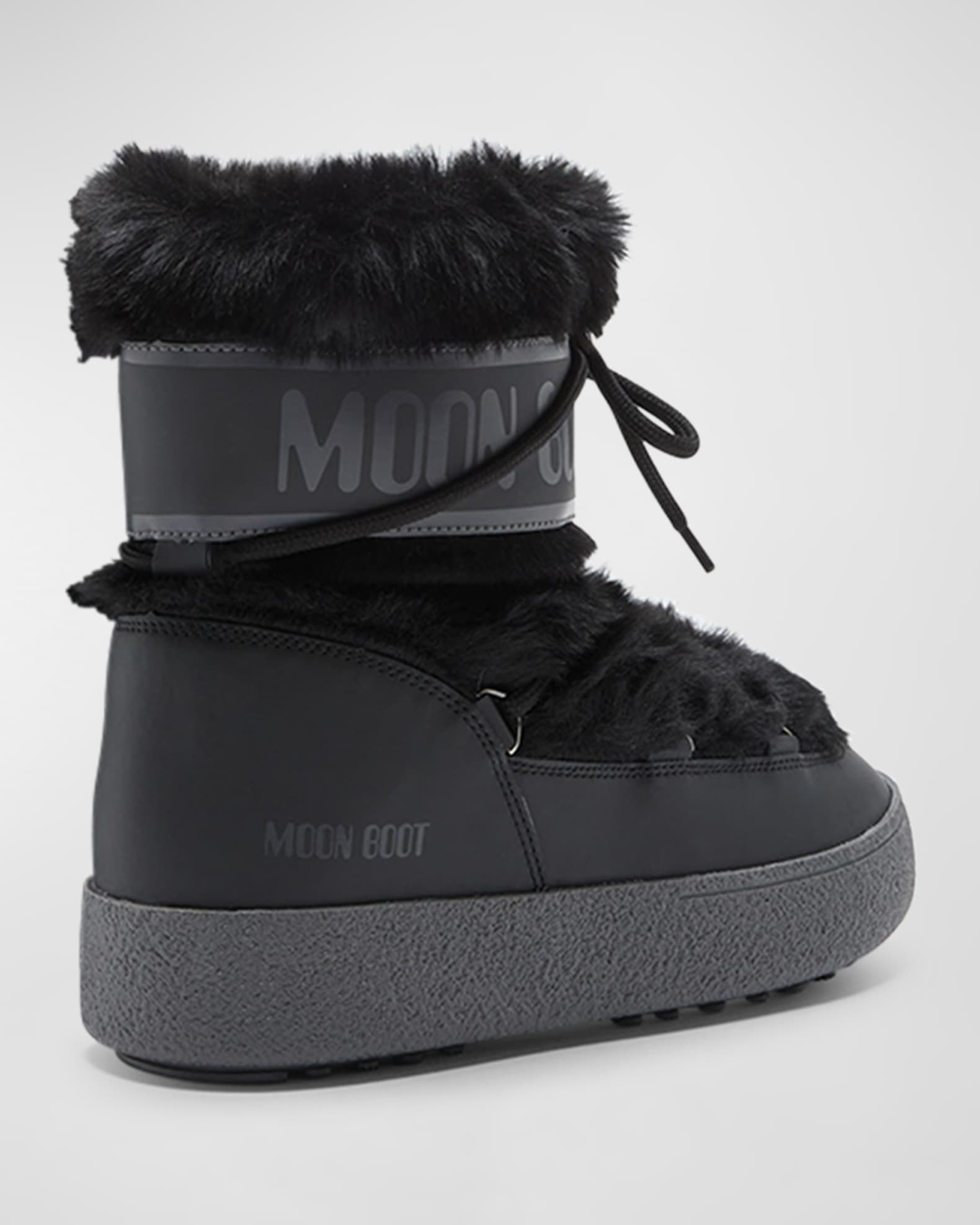 Track Faux Fur Ankle Snow Boots 1