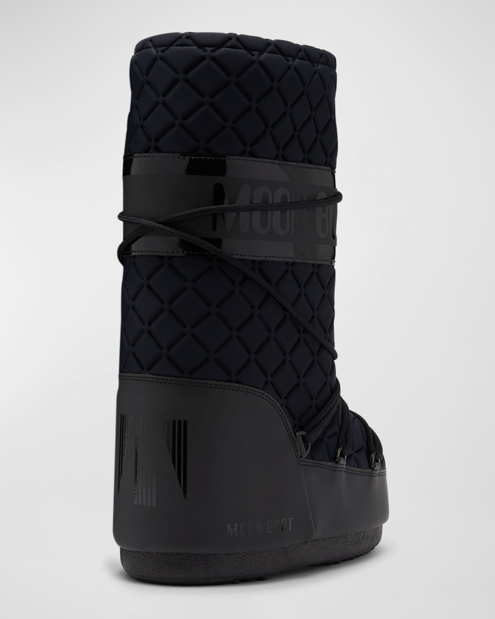 Moon Boot Icon Quilted Nylon Tall Snow Boots Neiman Marcus