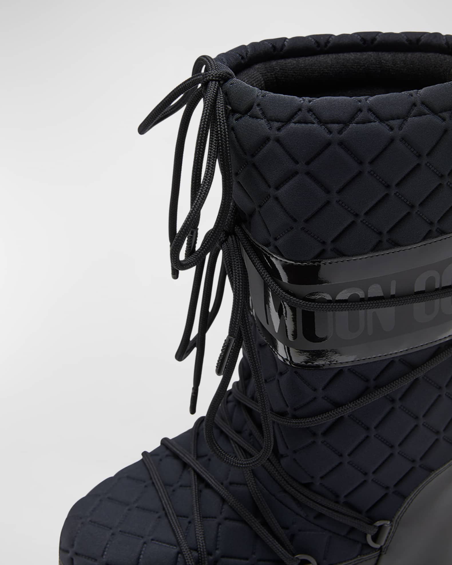 Moon Boot Icon Quilted Nylon Tall Snow Boots Neiman Marcus