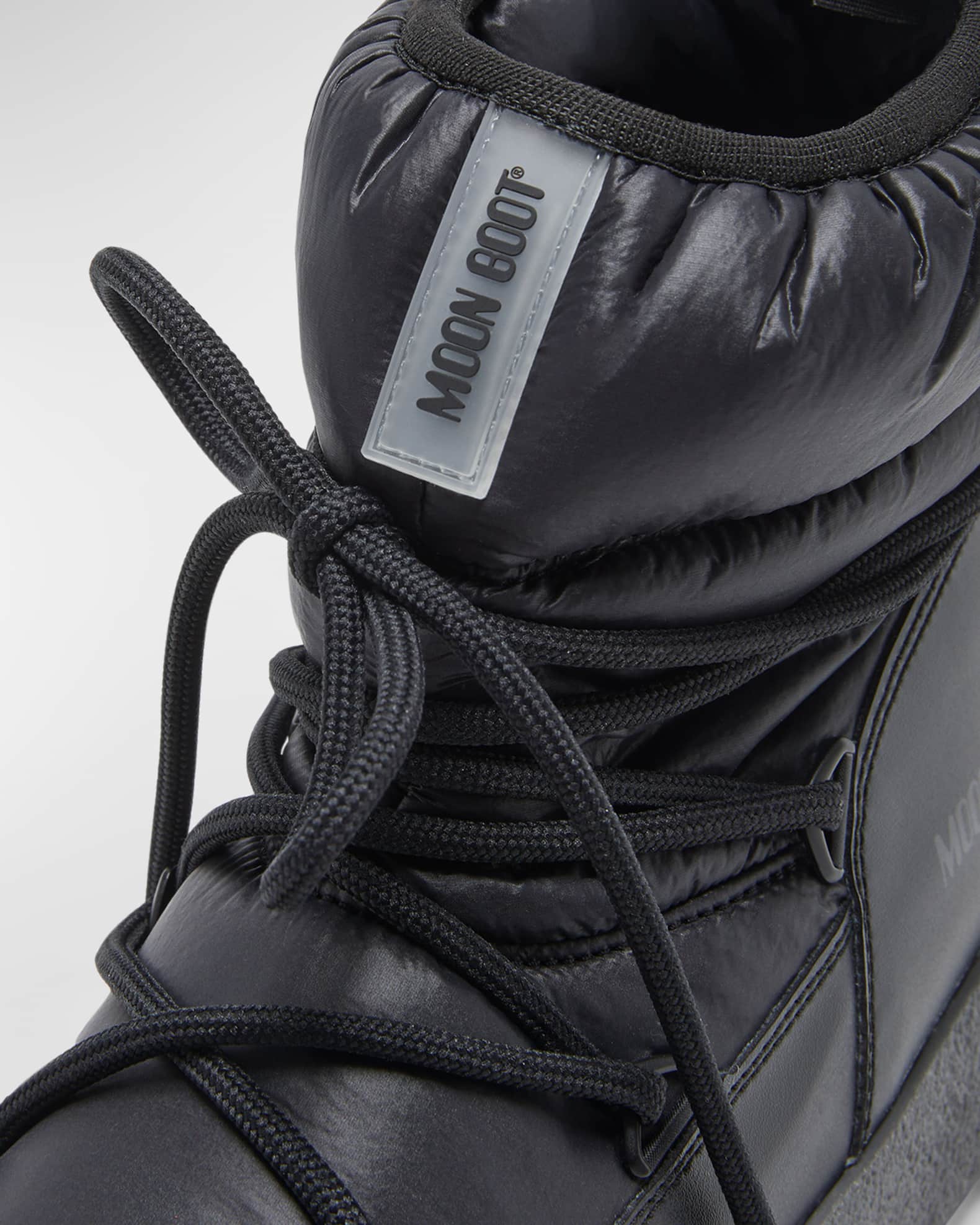 み　Moon Boot Glance ブラック スノーブーツ Moon boot CLASSIC LOW 2 BLACK