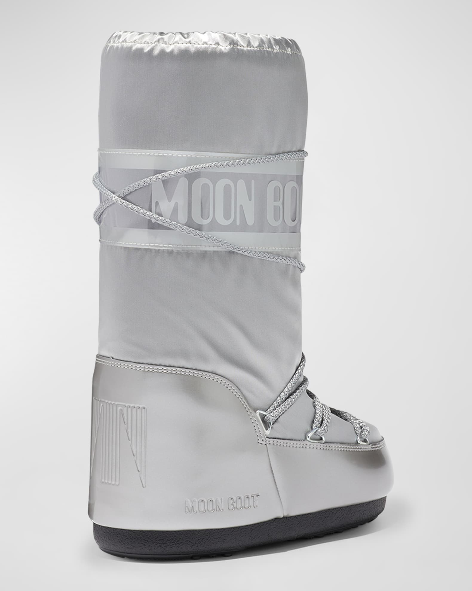 Moon Boot Icon Glance Nylon Tall Snow Boots Neiman Marcus