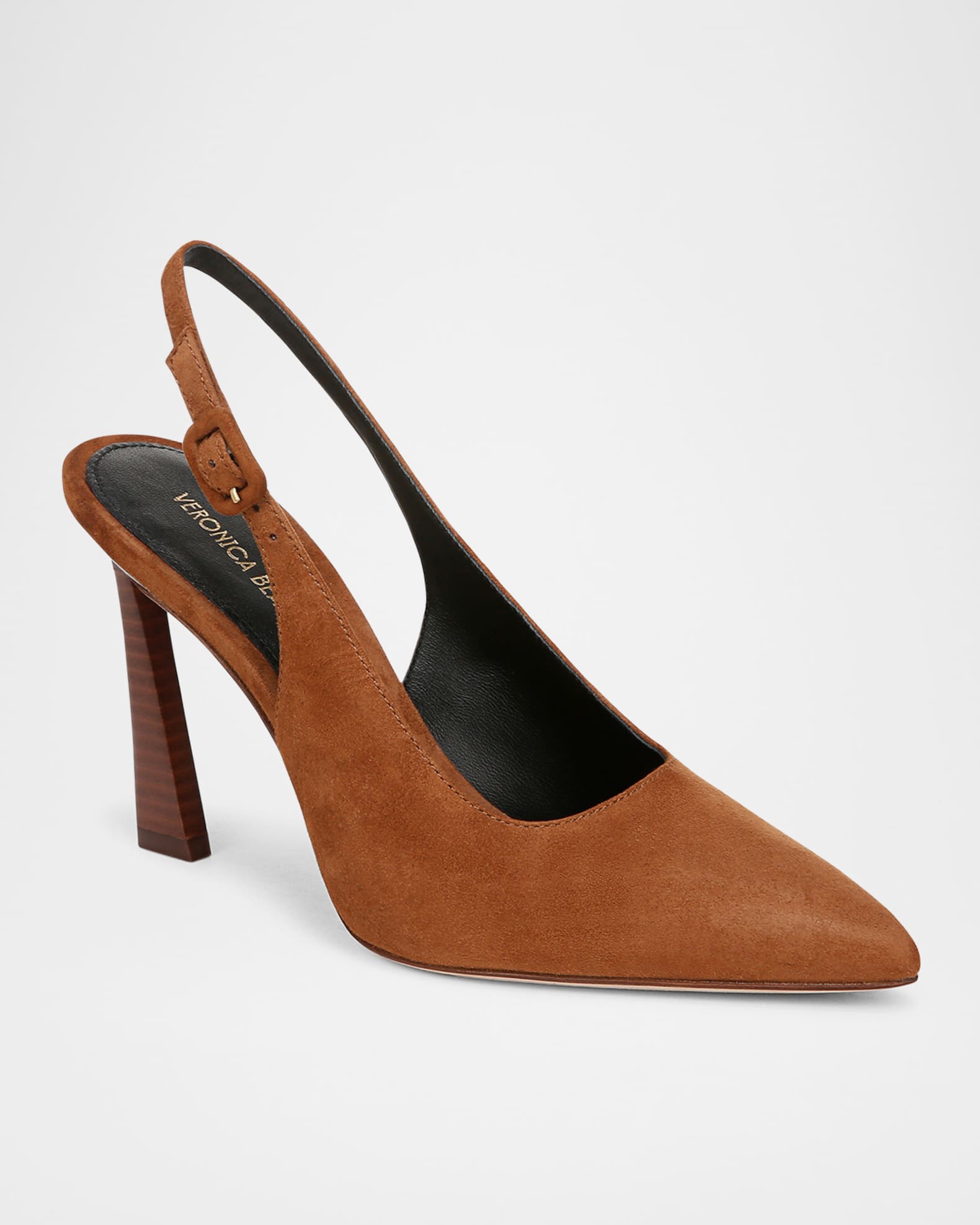 Callie Suede Slingback Pumps 1