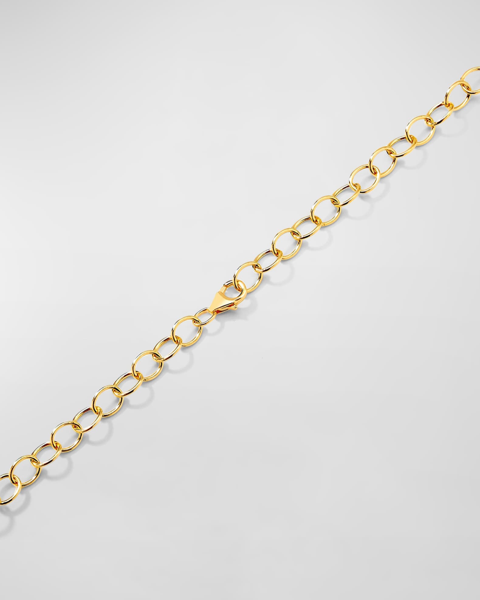 18k Yellow Gold Thick Chain Link Necklace, 30"L 1